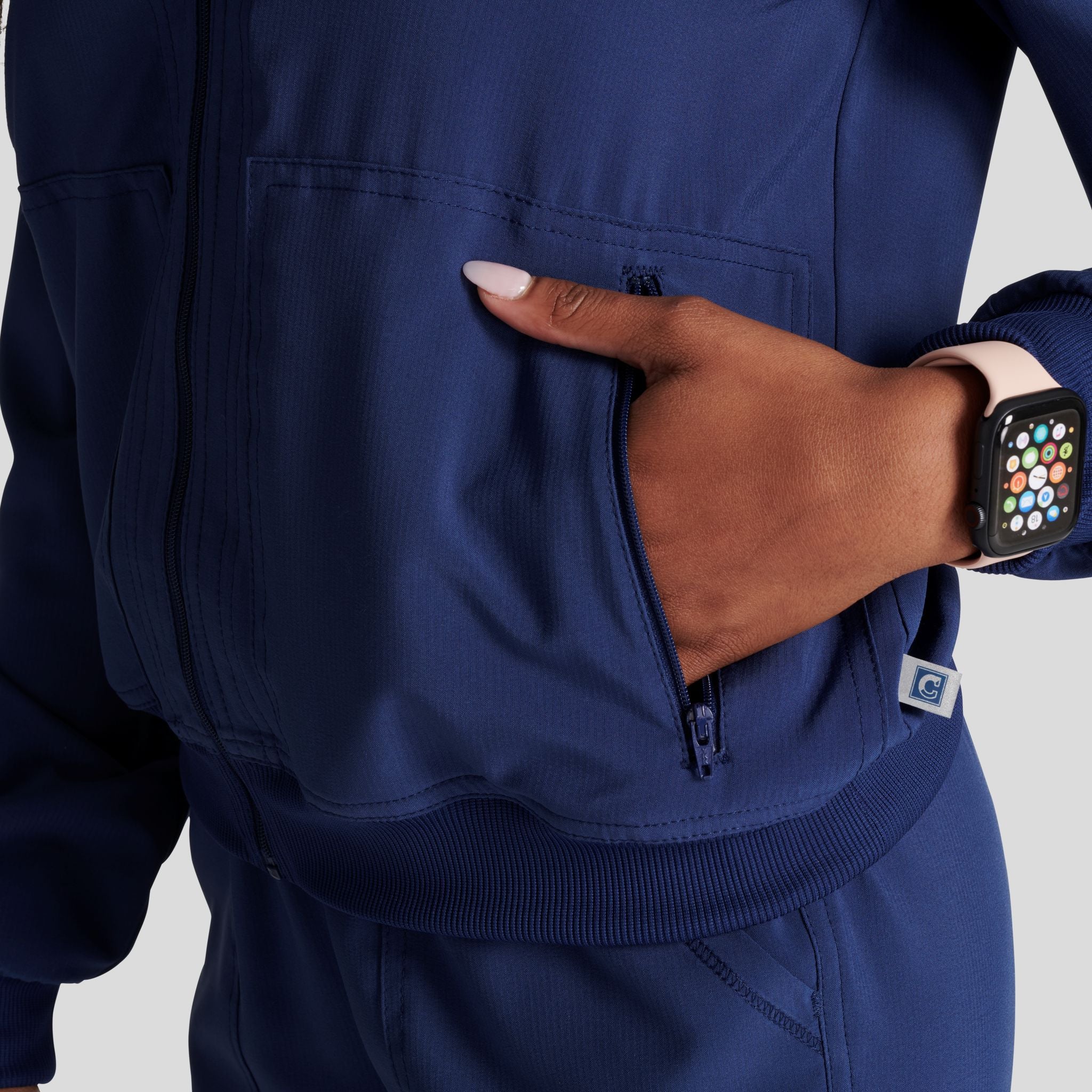 Women's Zip Front Bomber Jacket