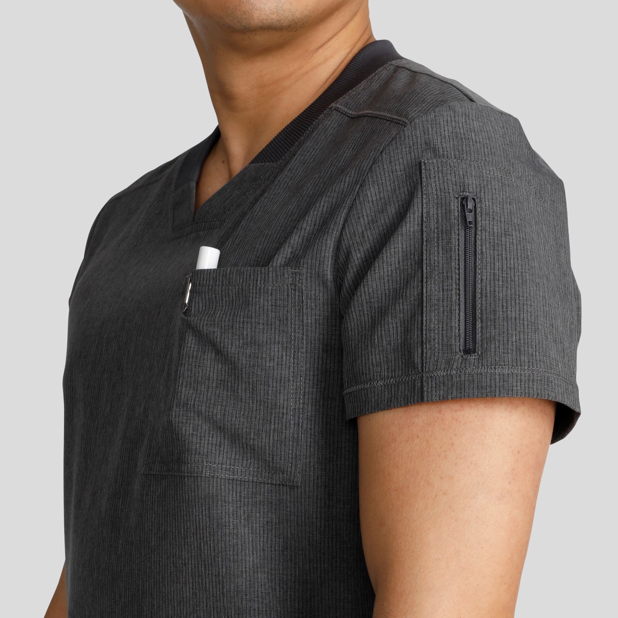 Men's V-Neck Scrub Top