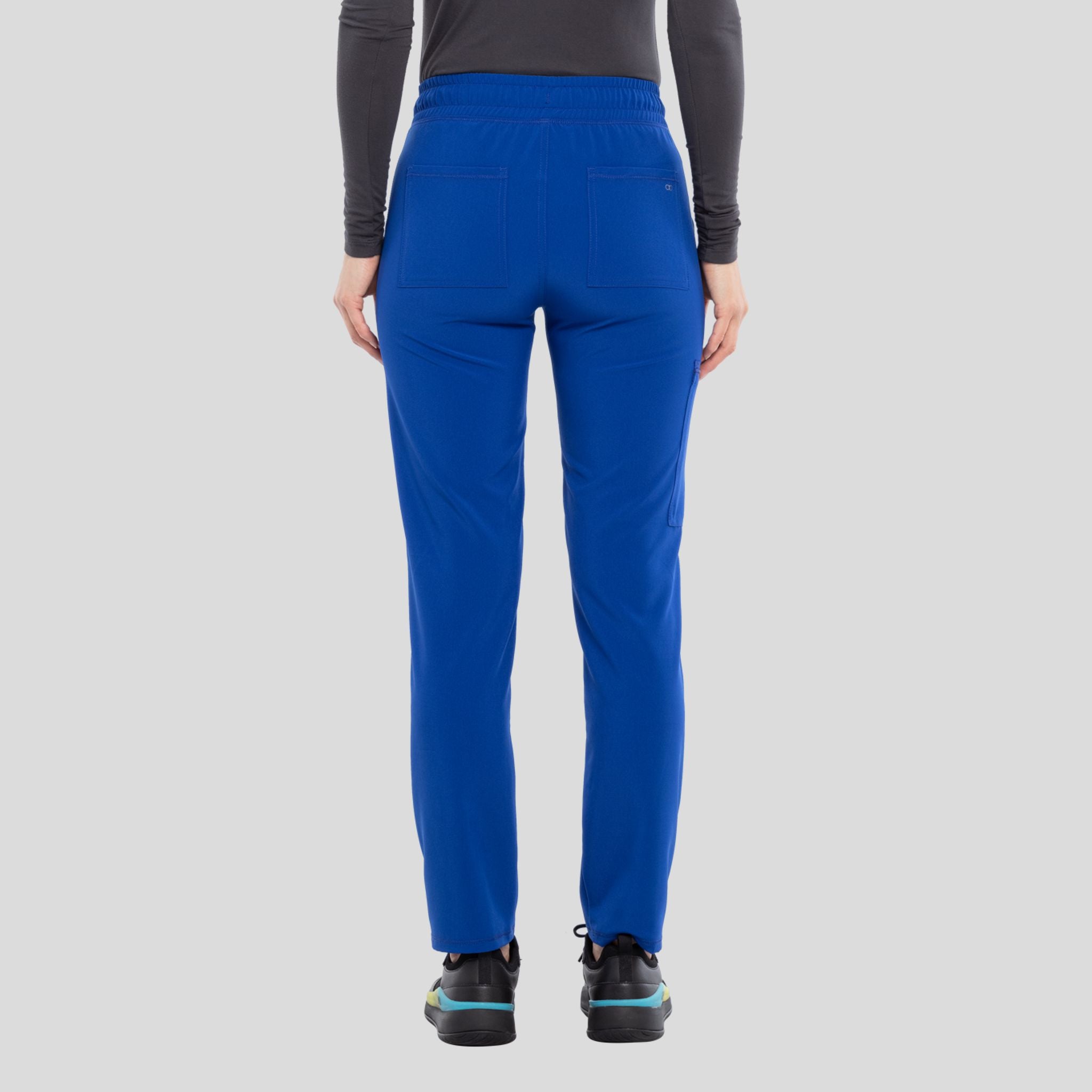 Mid Rise Tapered Leg Drawstring Pant