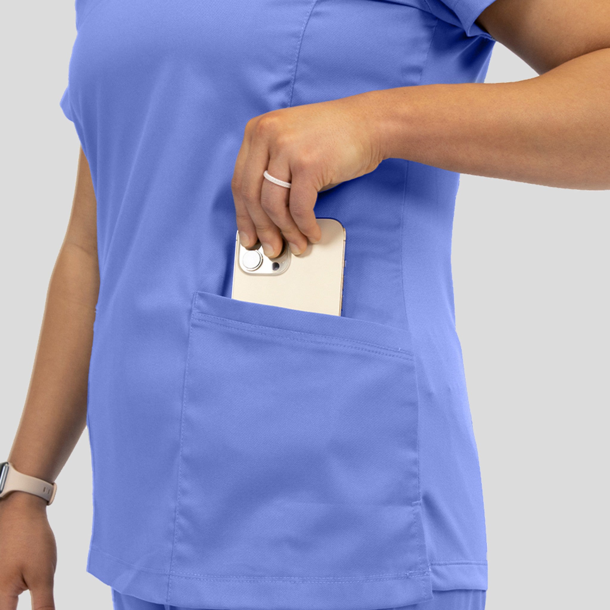 Women’s Mock Wrap Knit Side Top