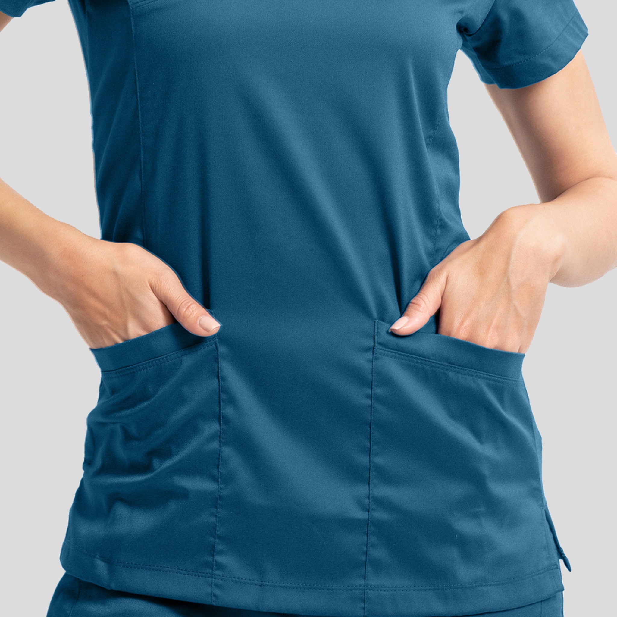 Women’s Mock Wrap Knit Side Top