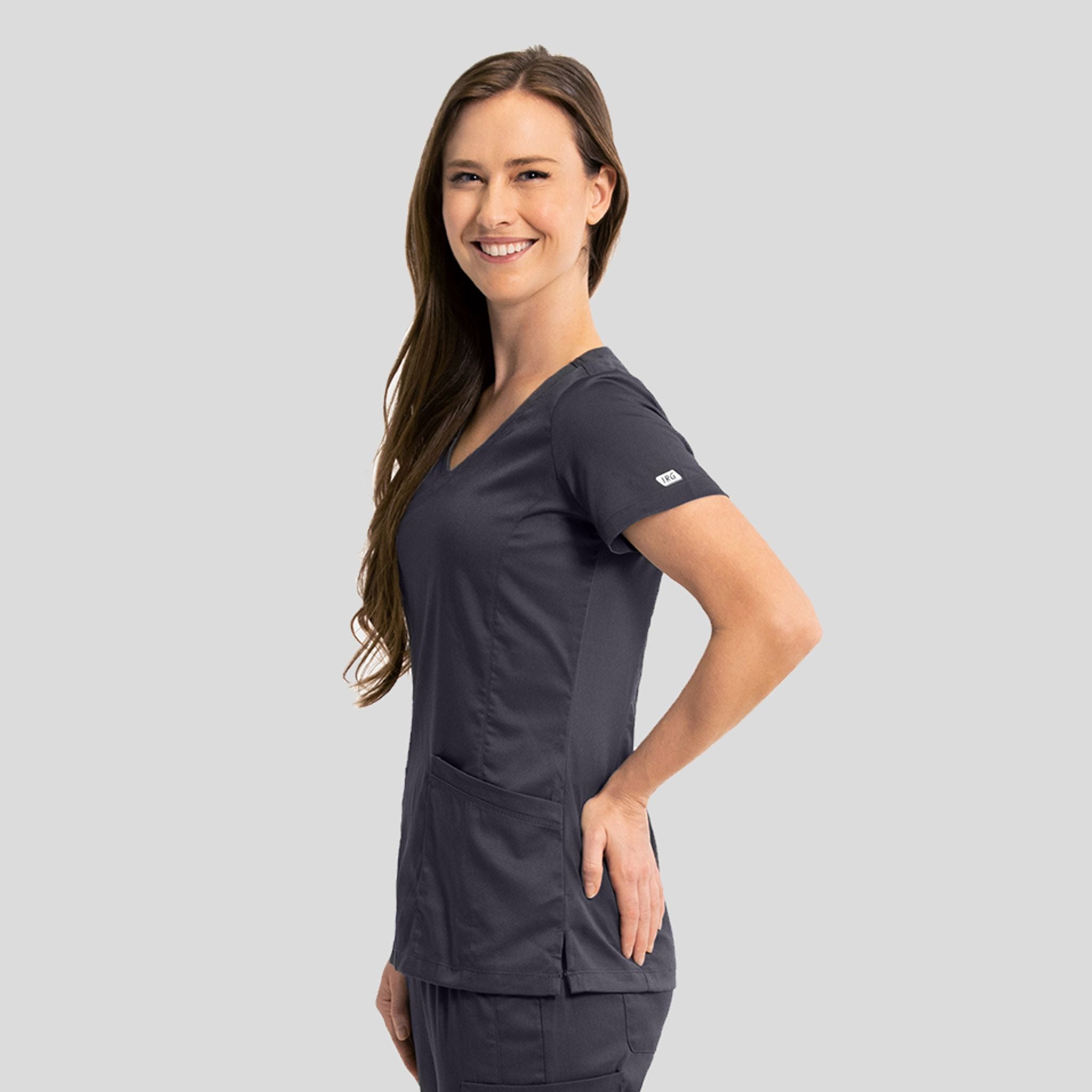 Women’s Mock Wrap Knit Side Top