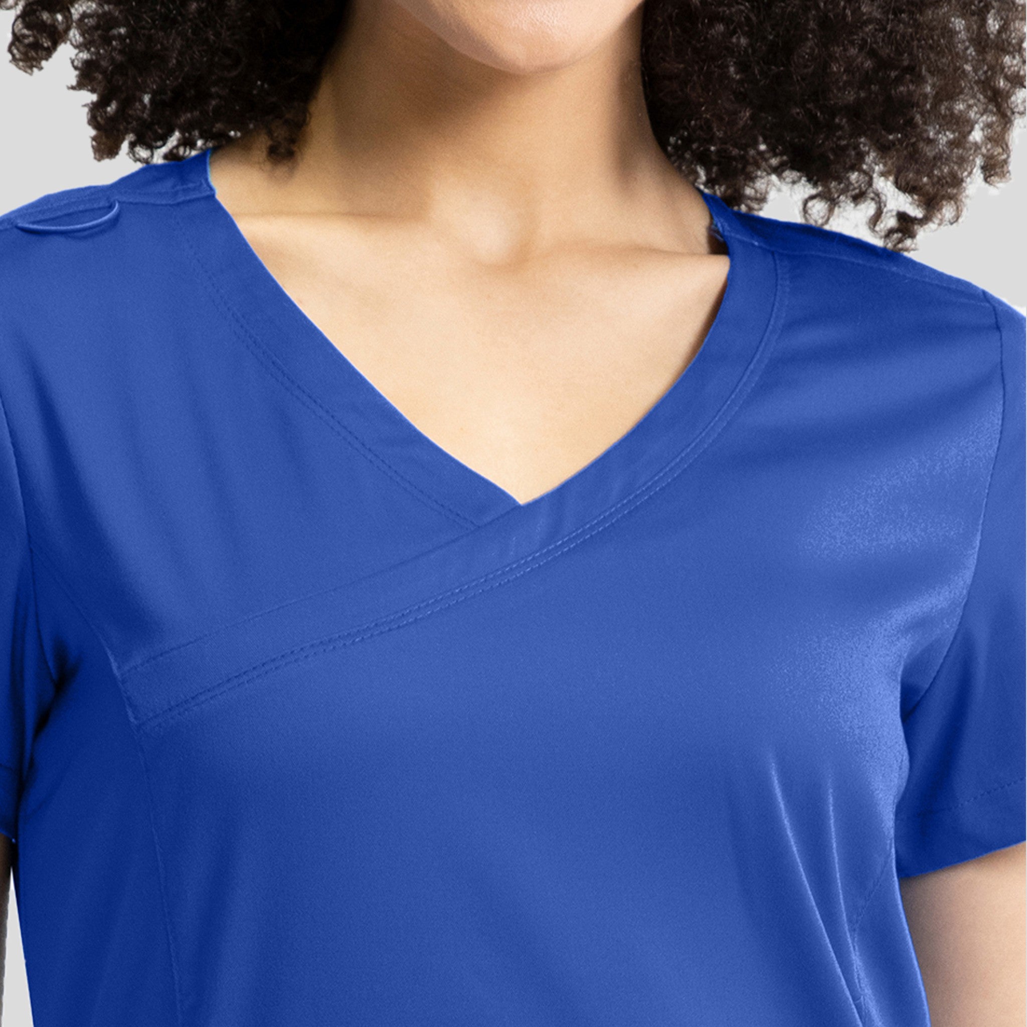 Women’s Mock Wrap Knit Side Top