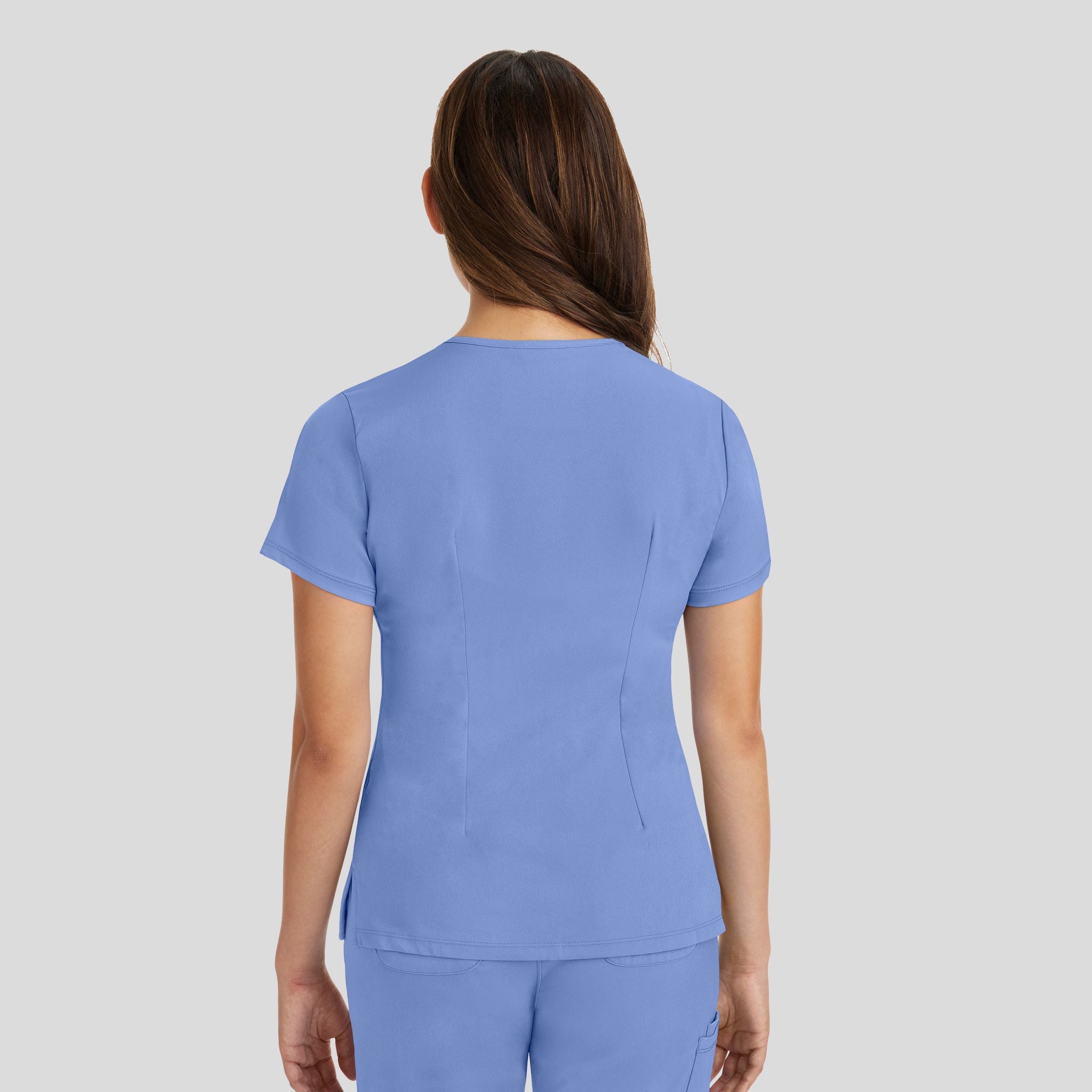 Women's Monica V-Neck Solid Scrub Top