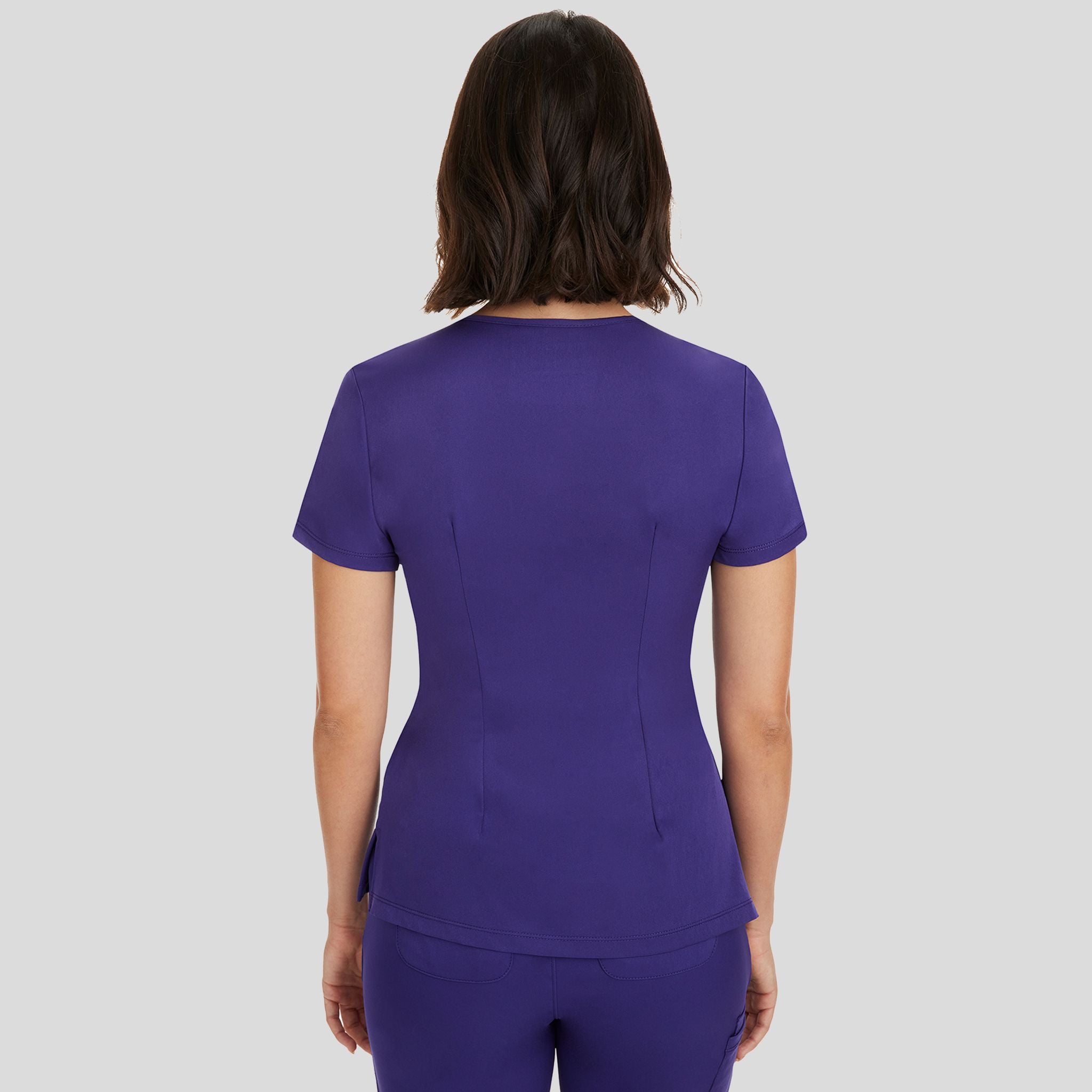 Women's Monica V-Neck Solid Scrub Top
