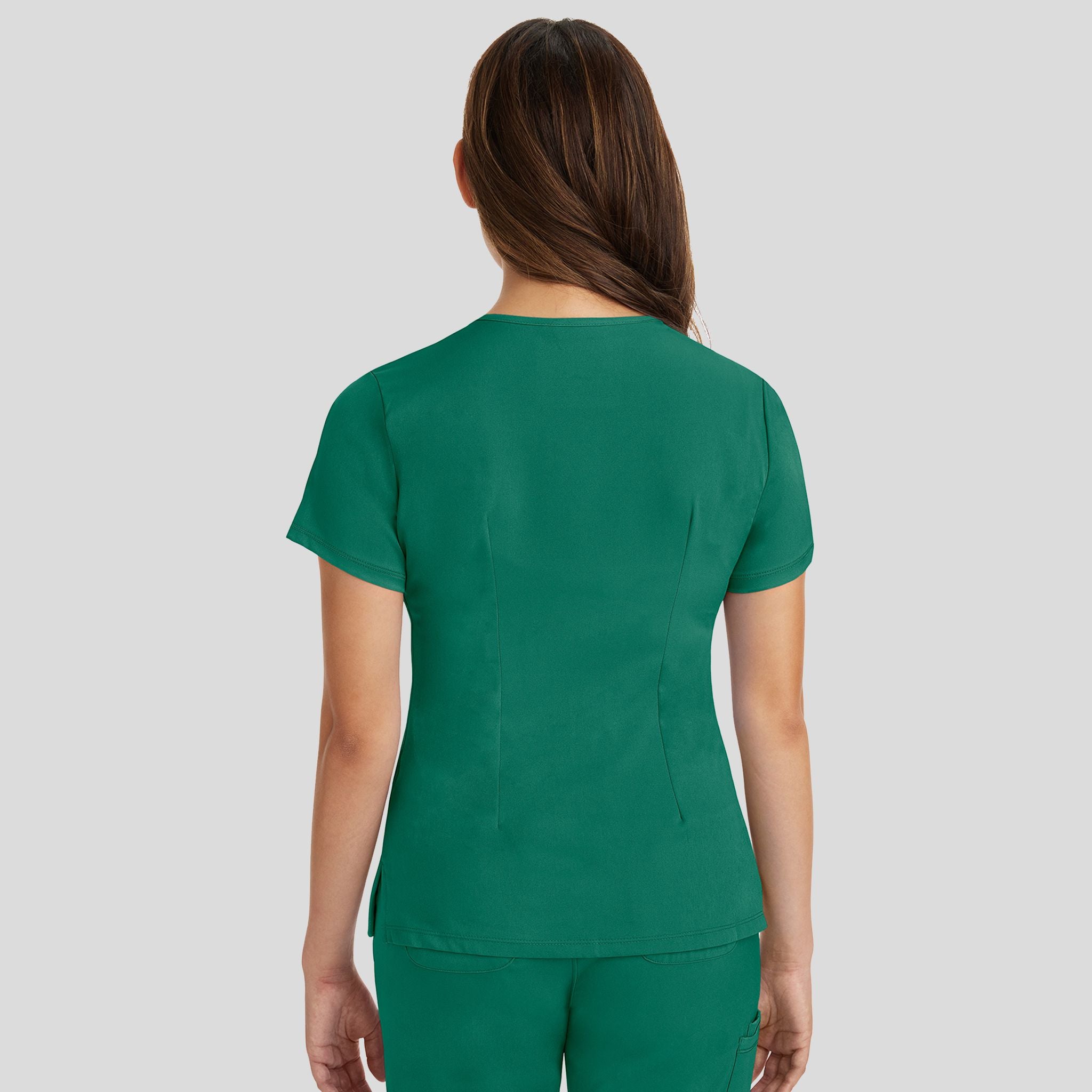 Women's Monica V-Neck Solid Scrub Top