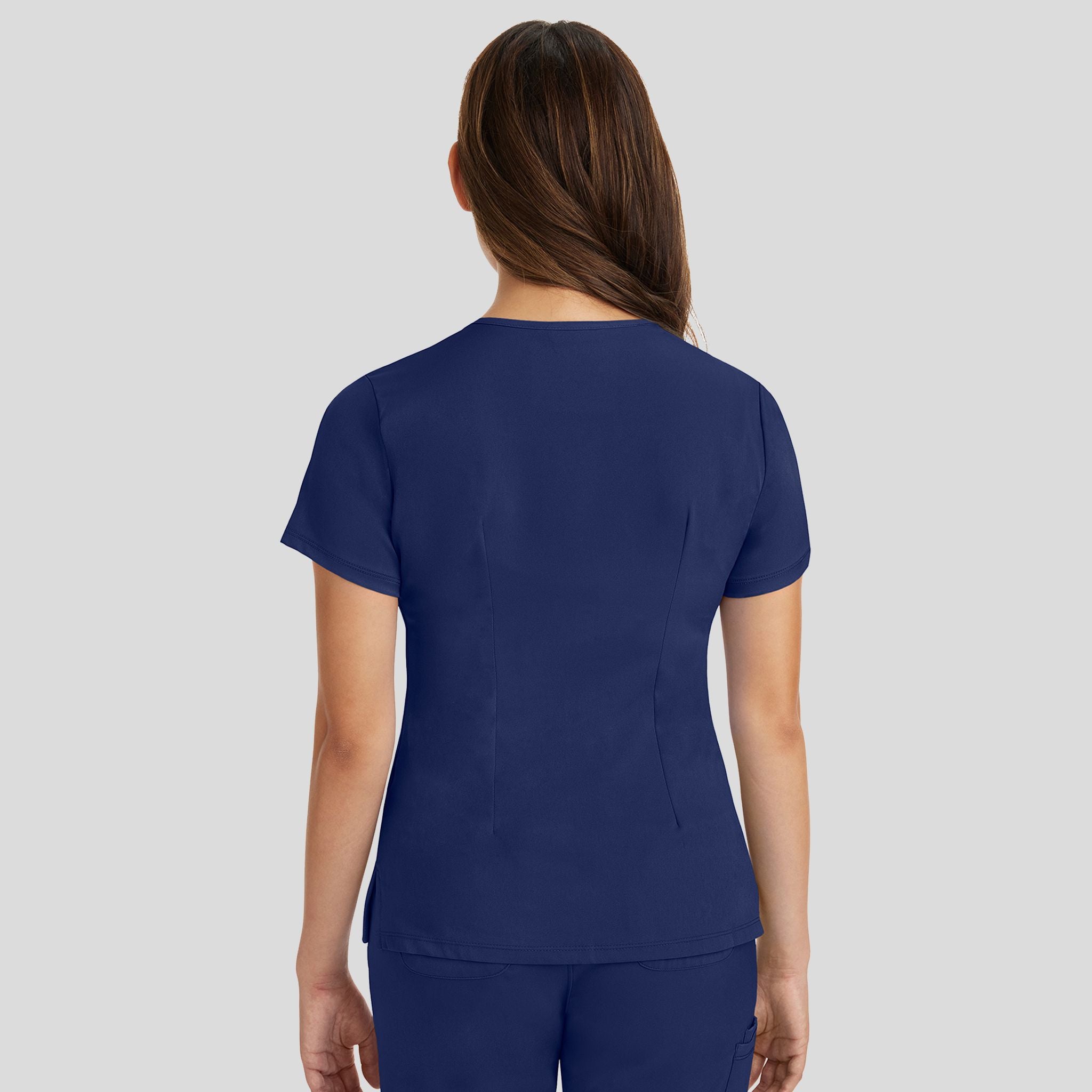 Women's Monica V-Neck Solid Scrub Top