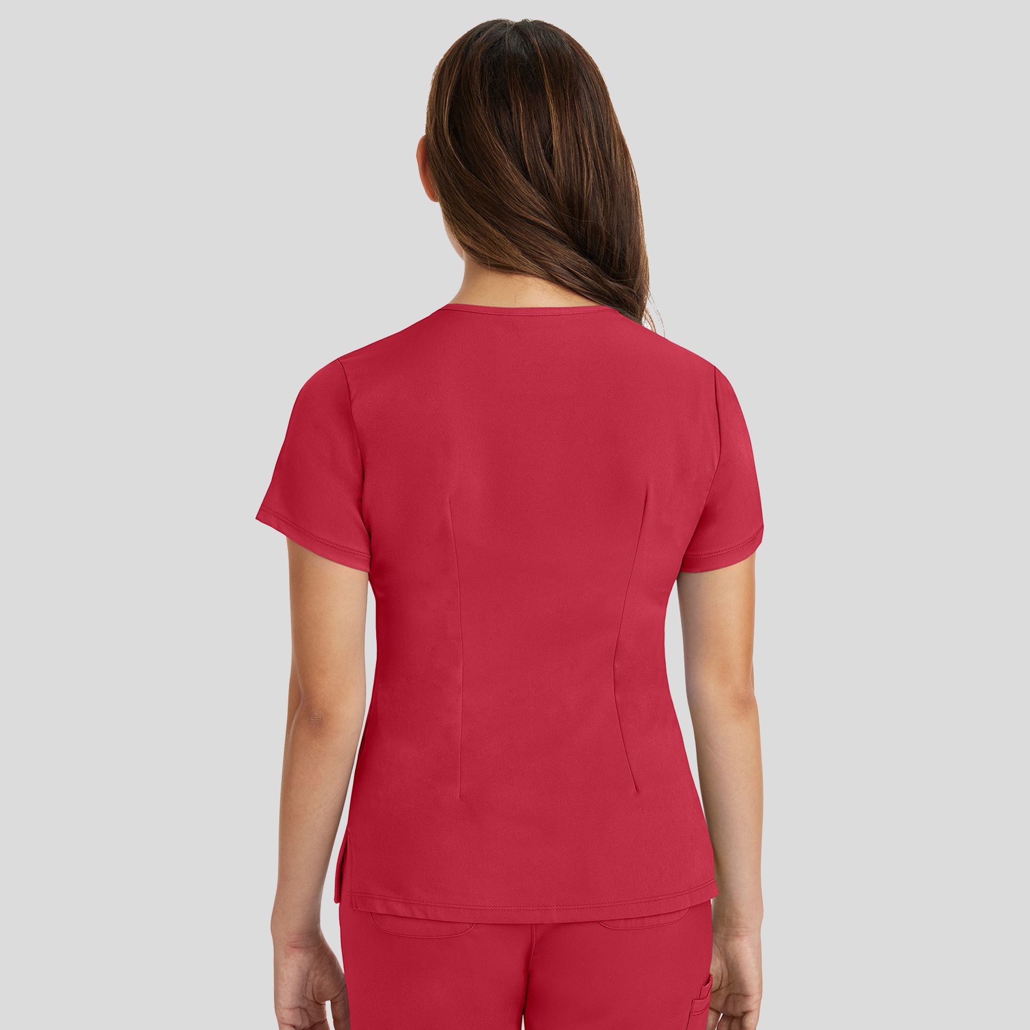 Women's Monica V-Neck Solid Scrub Top
