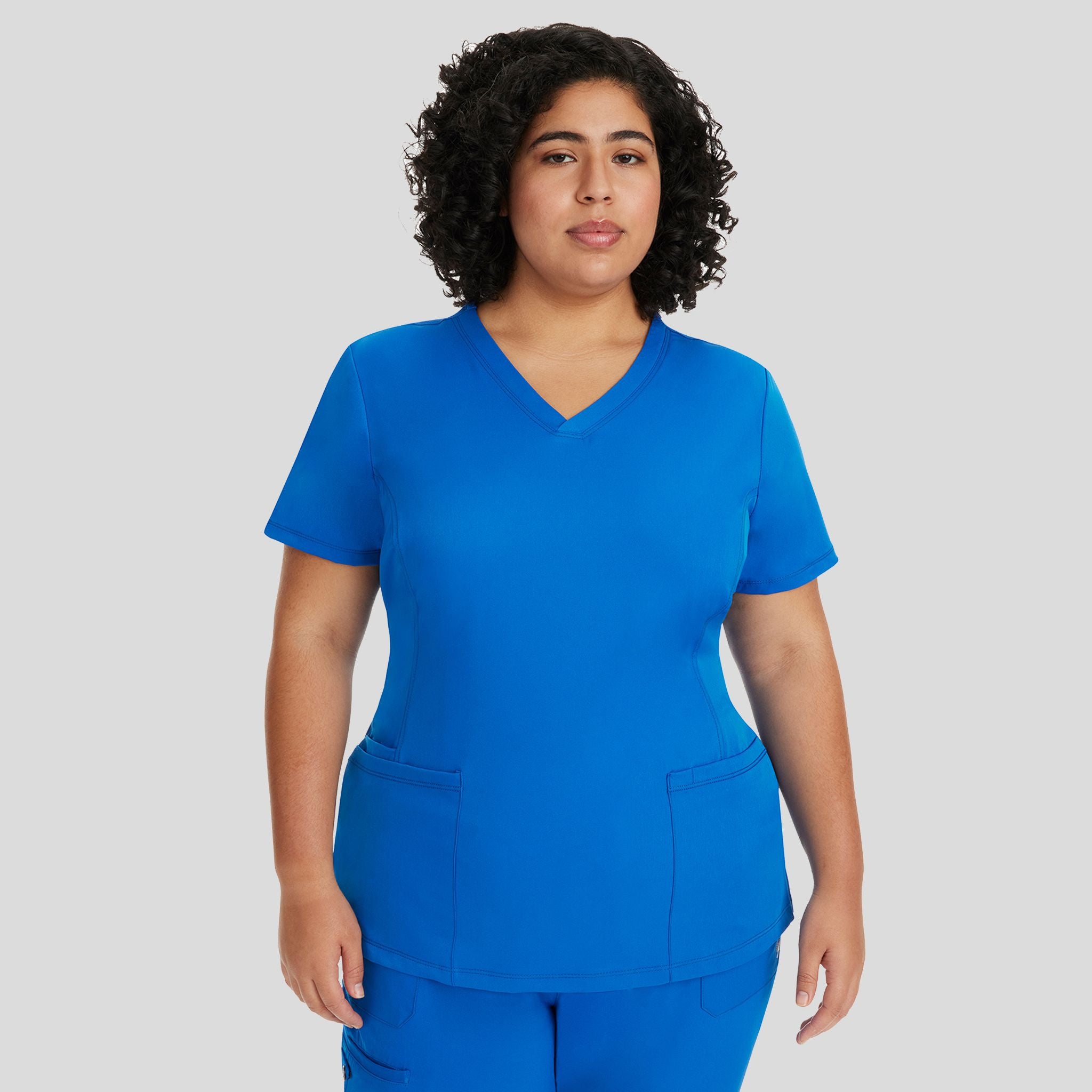 Women's Monica V-Neck Solid Scrub Top