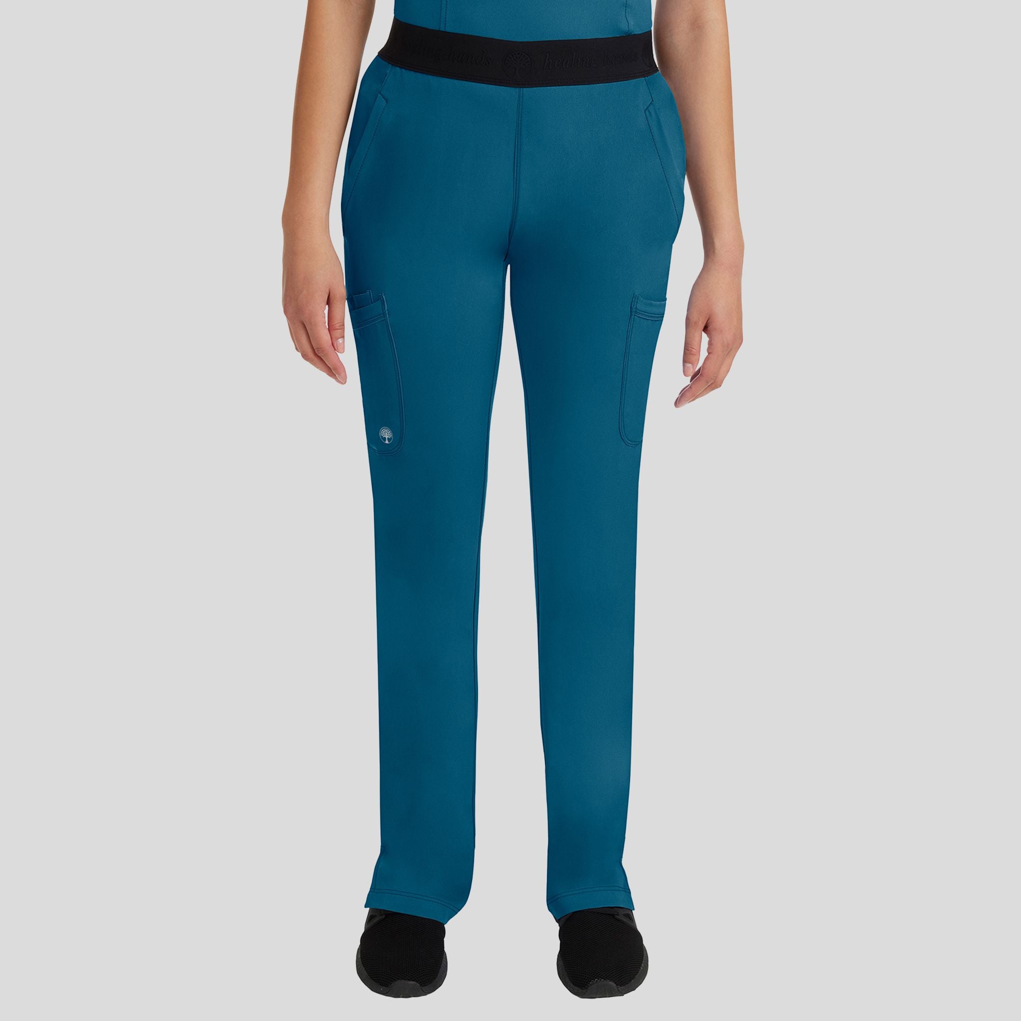Women's Rachel Elastic Waistband Cargo Scrub Pant