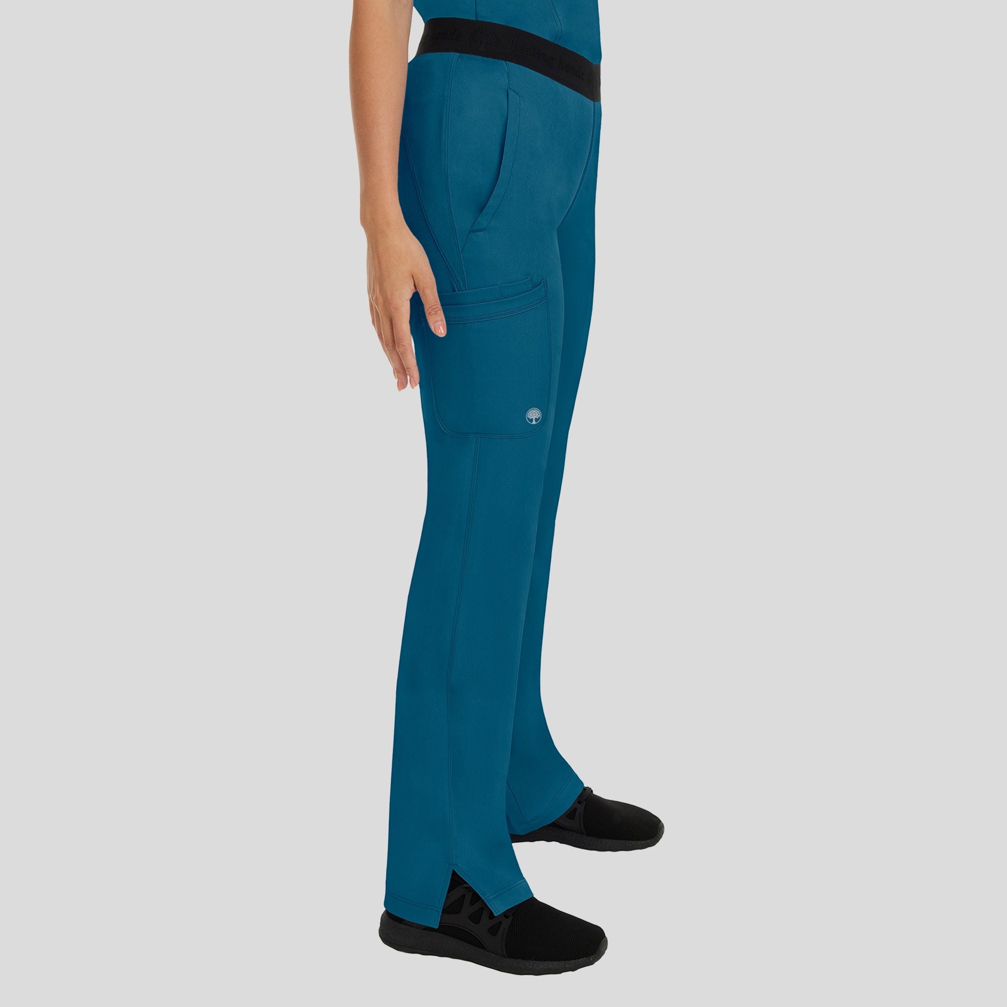 Women's Rachel Elastic Waistband Cargo Scrub Pant