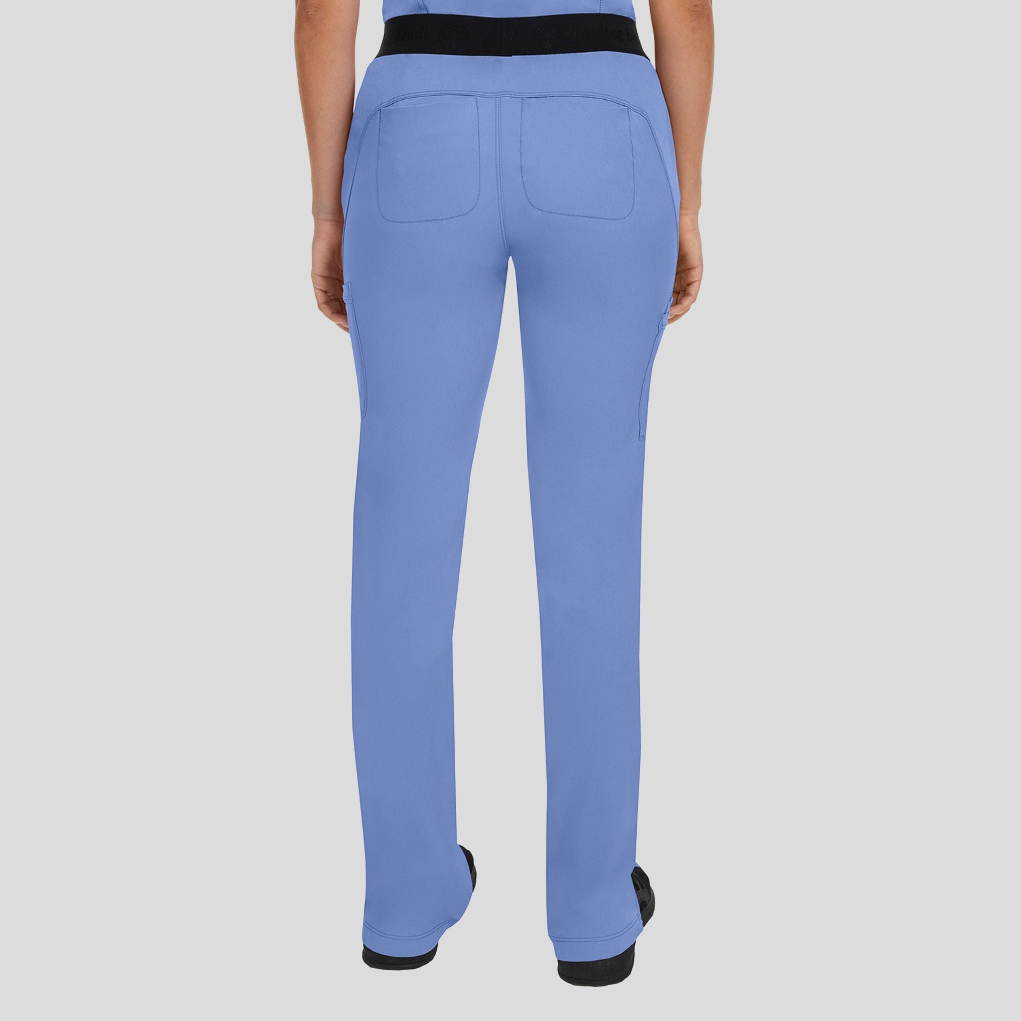 Women's Rachel Elastic Waistband Cargo Scrub Pant