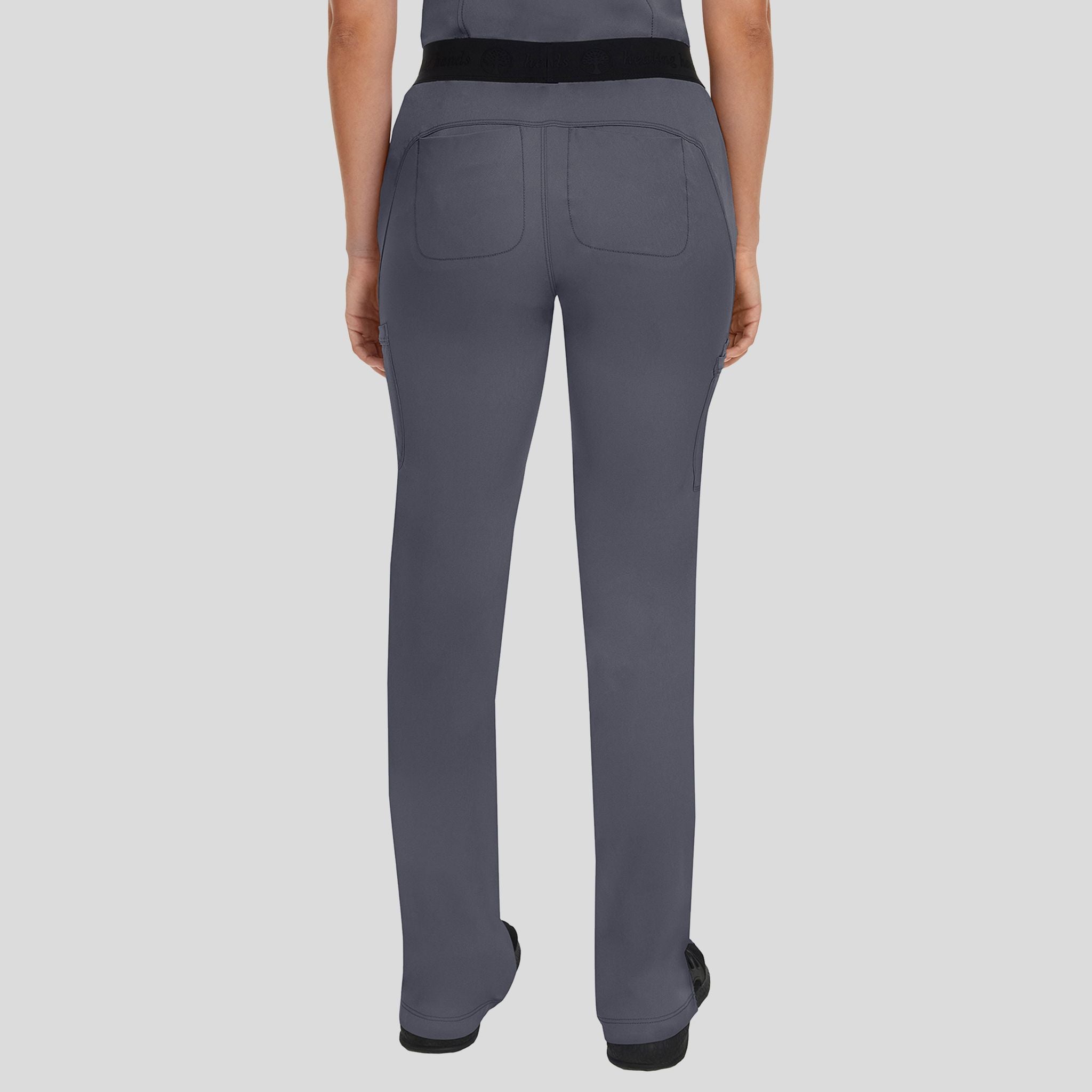 Women's Rachel Elastic Waistband Cargo Scrub Pant