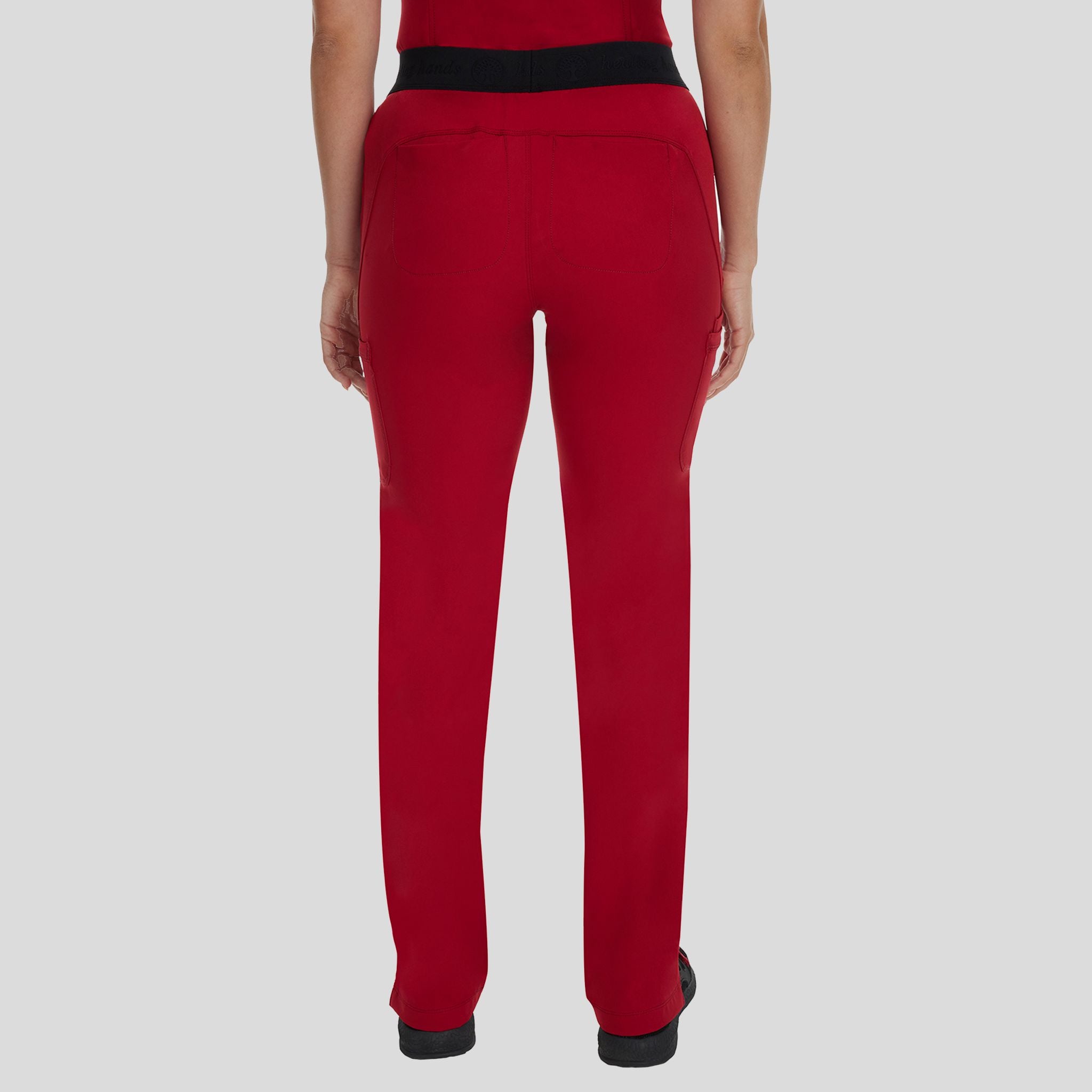 Women's Rachel Elastic Waistband Cargo Scrub Pant