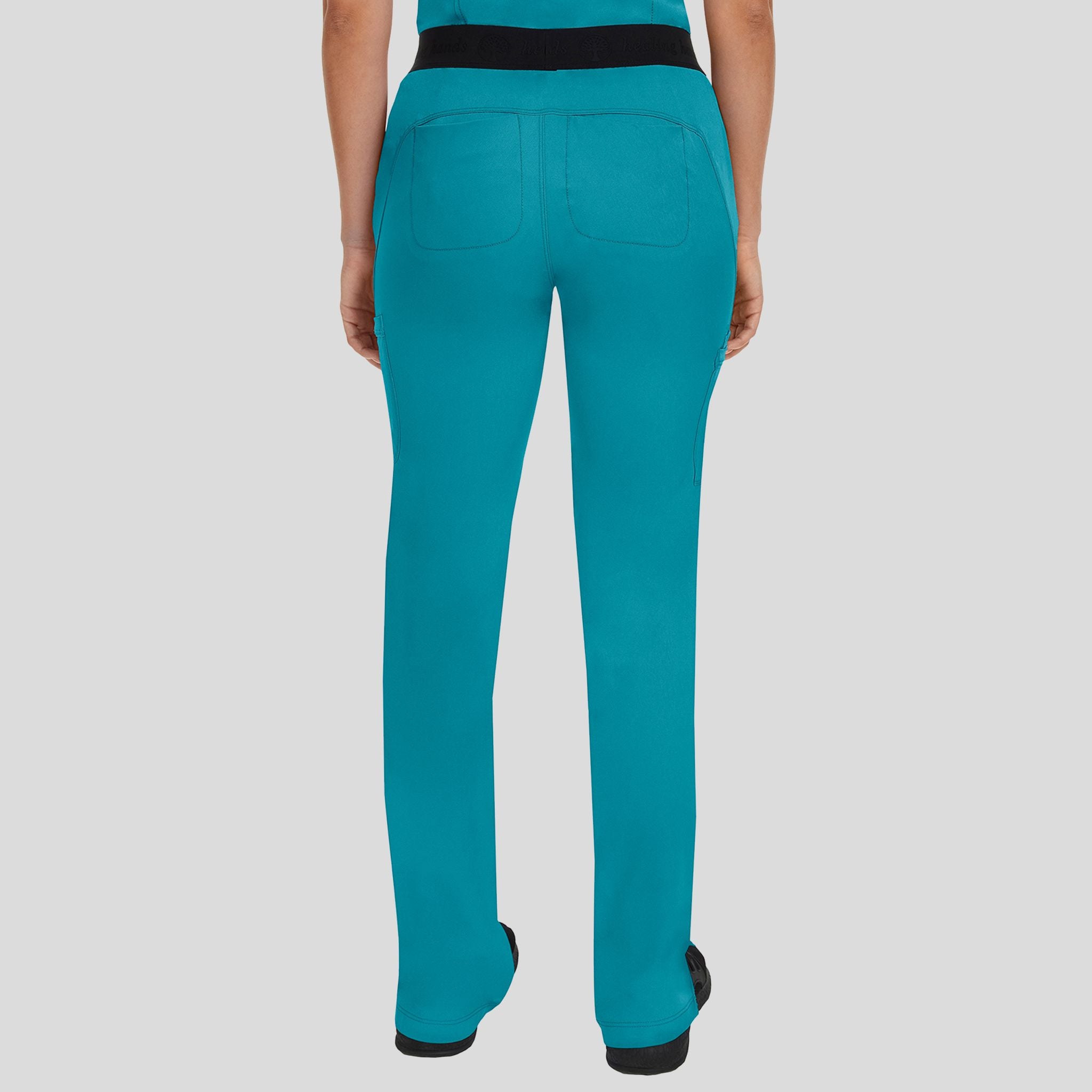 Women's Rachel Elastic Waistband Cargo Scrub Pant