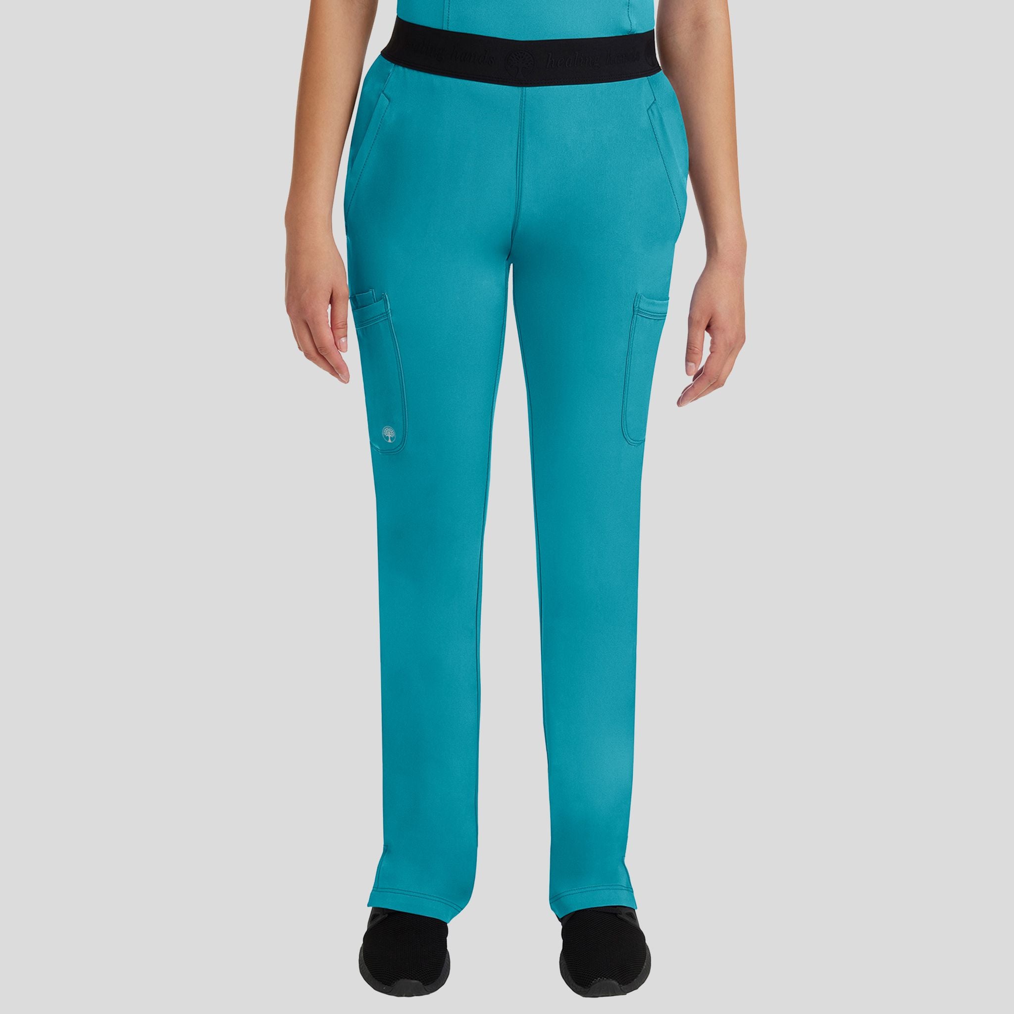 Women's Rachel Elastic Waistband Cargo Scrub Pant