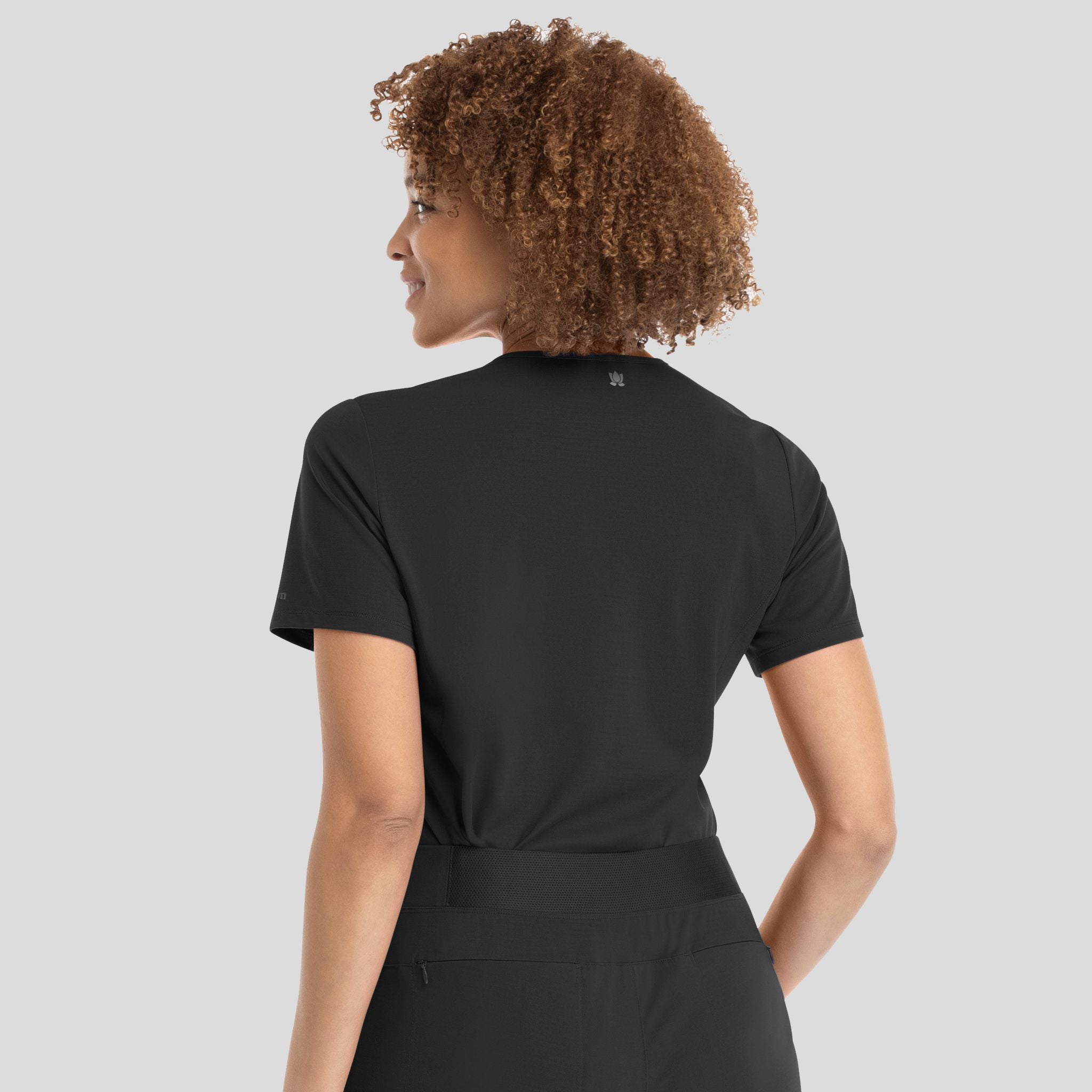 Women's Banded V-Neck Top