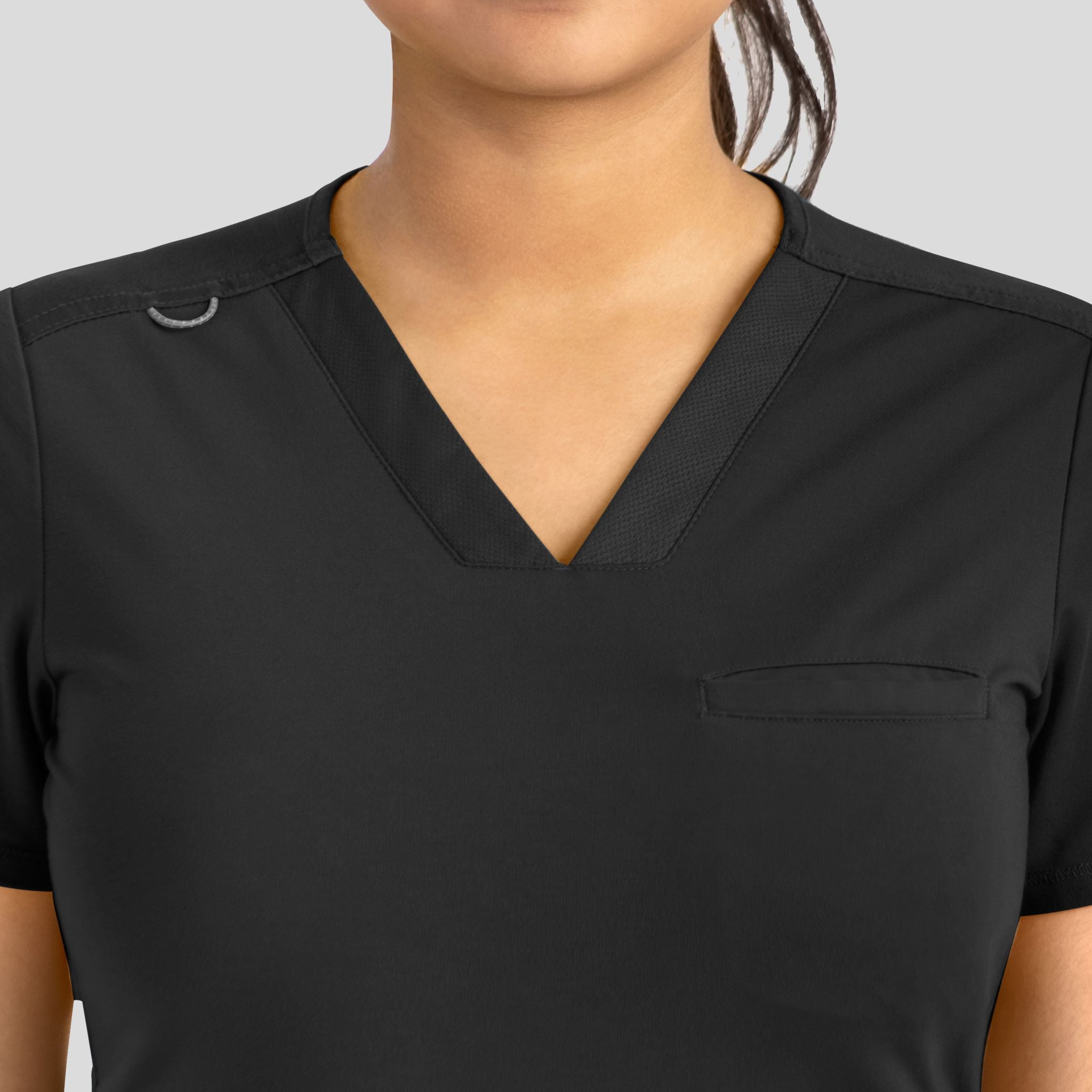 Women's Banded V-Neck Top