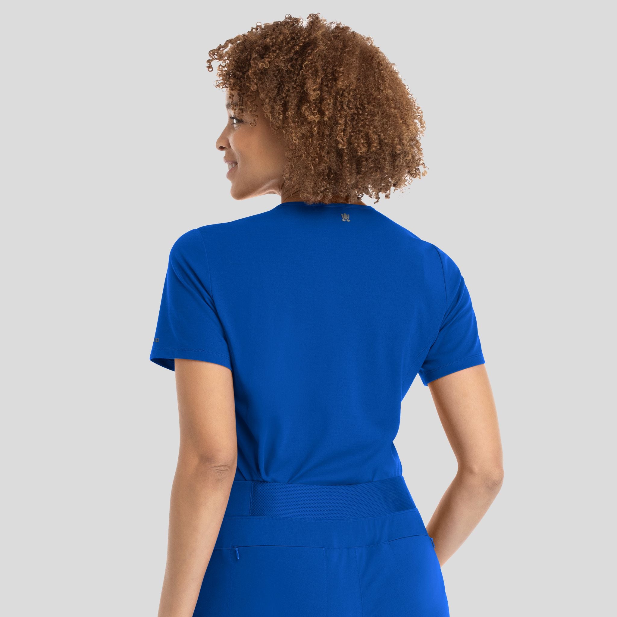 Women's Banded V-Neck Top