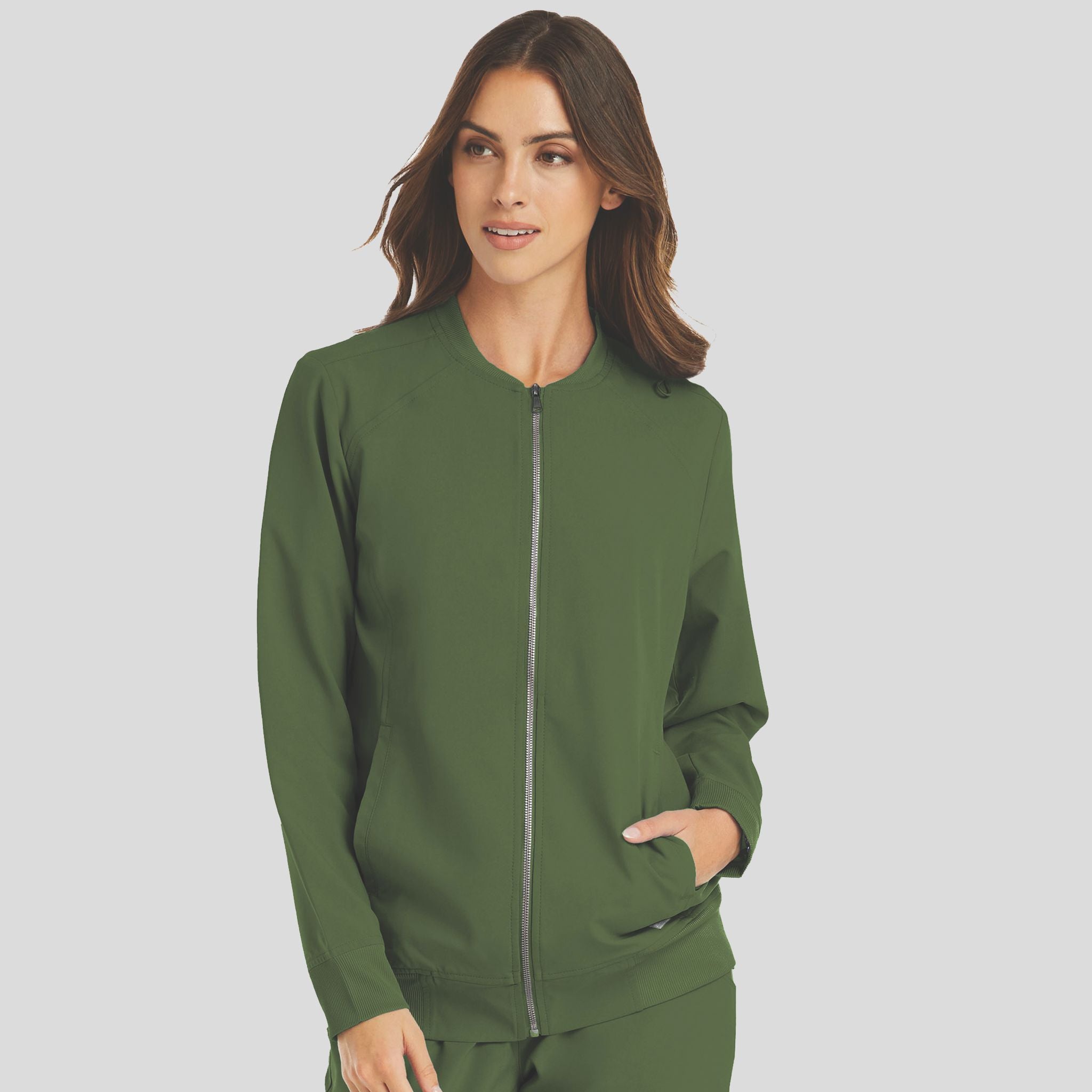 Women's Front Zip Warm-up Jacket
