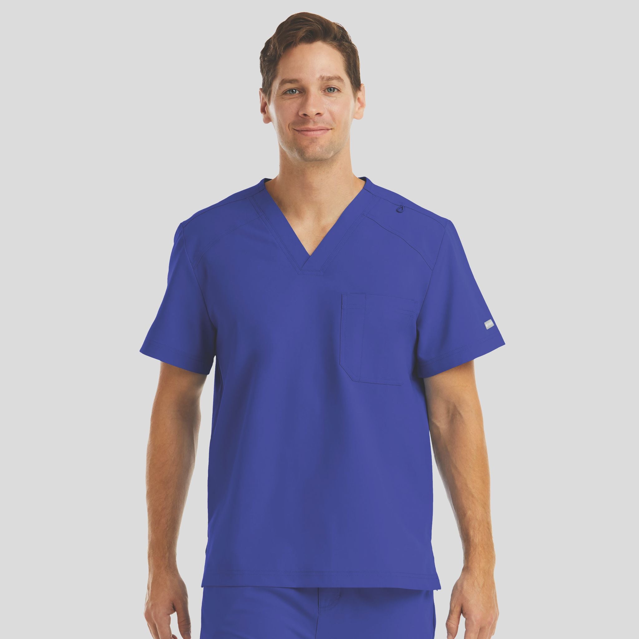 Chest Pocket V-neck Top