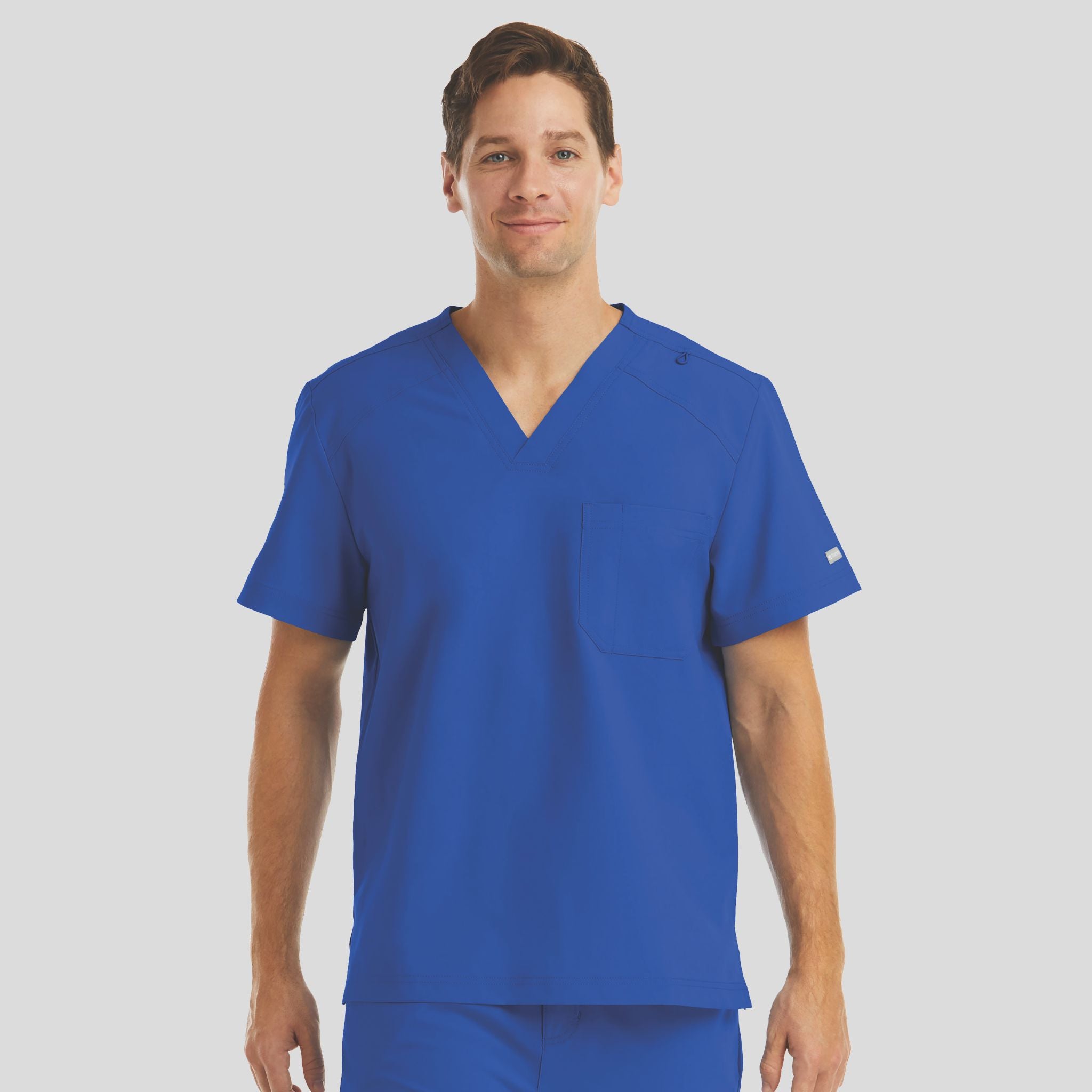 Chest Pocket V-neck Top