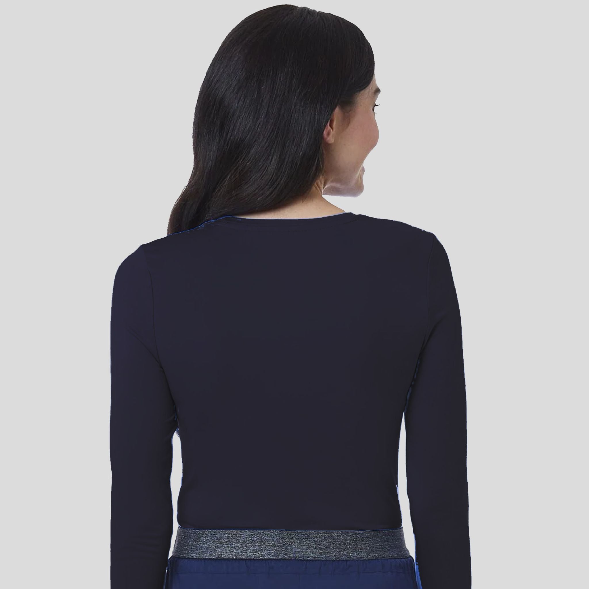 Women's Basic Long Sleeve Under Scrub Tee