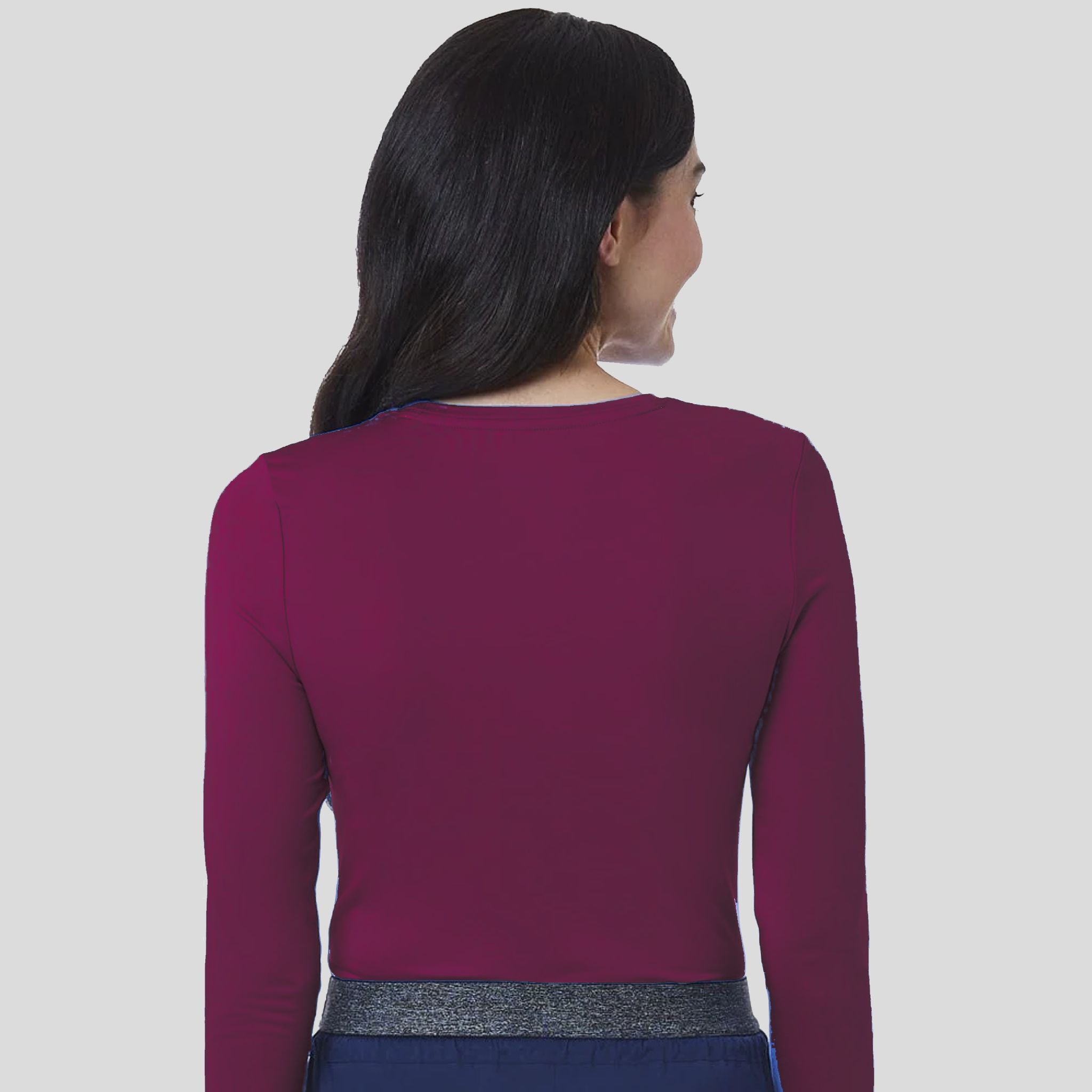 Women's Basic Long Sleeve Under Scrub Tee