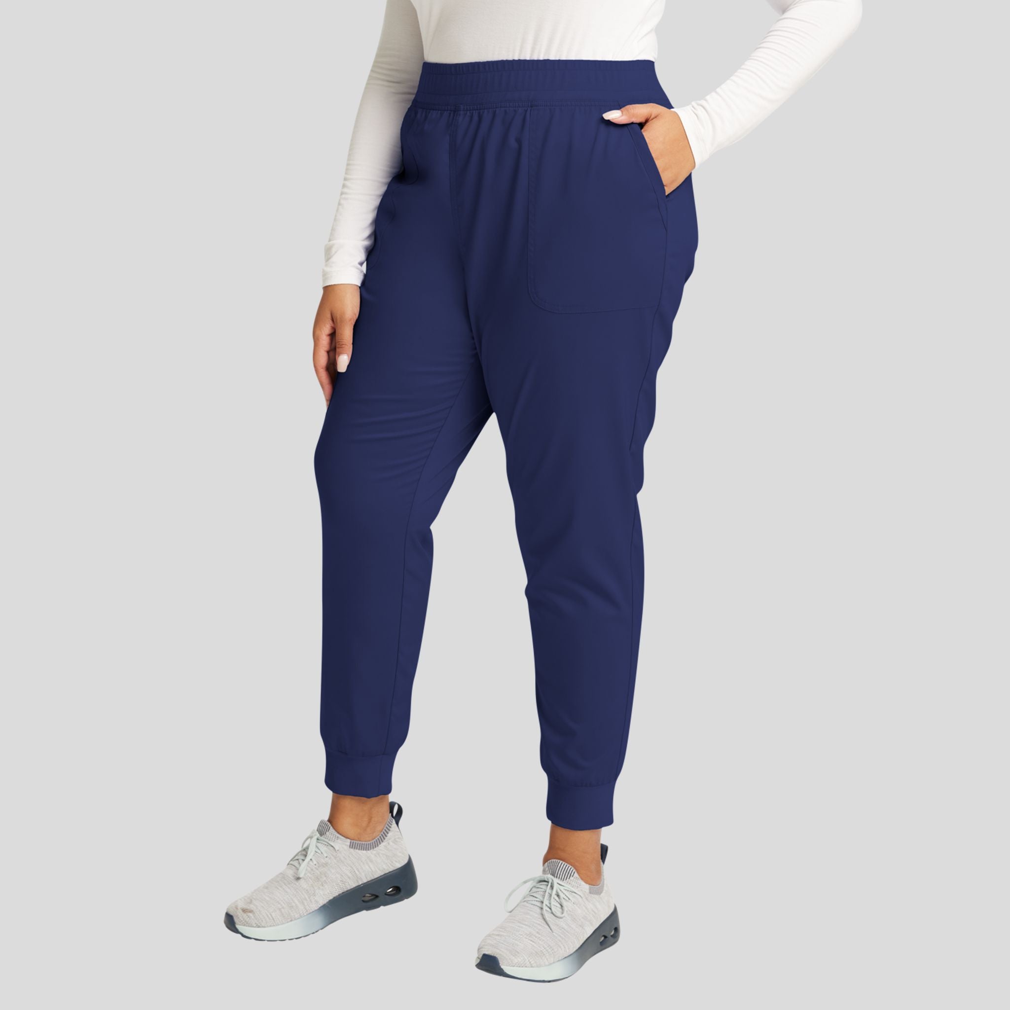 Women's Mid Rise Jogger Scrub Pant