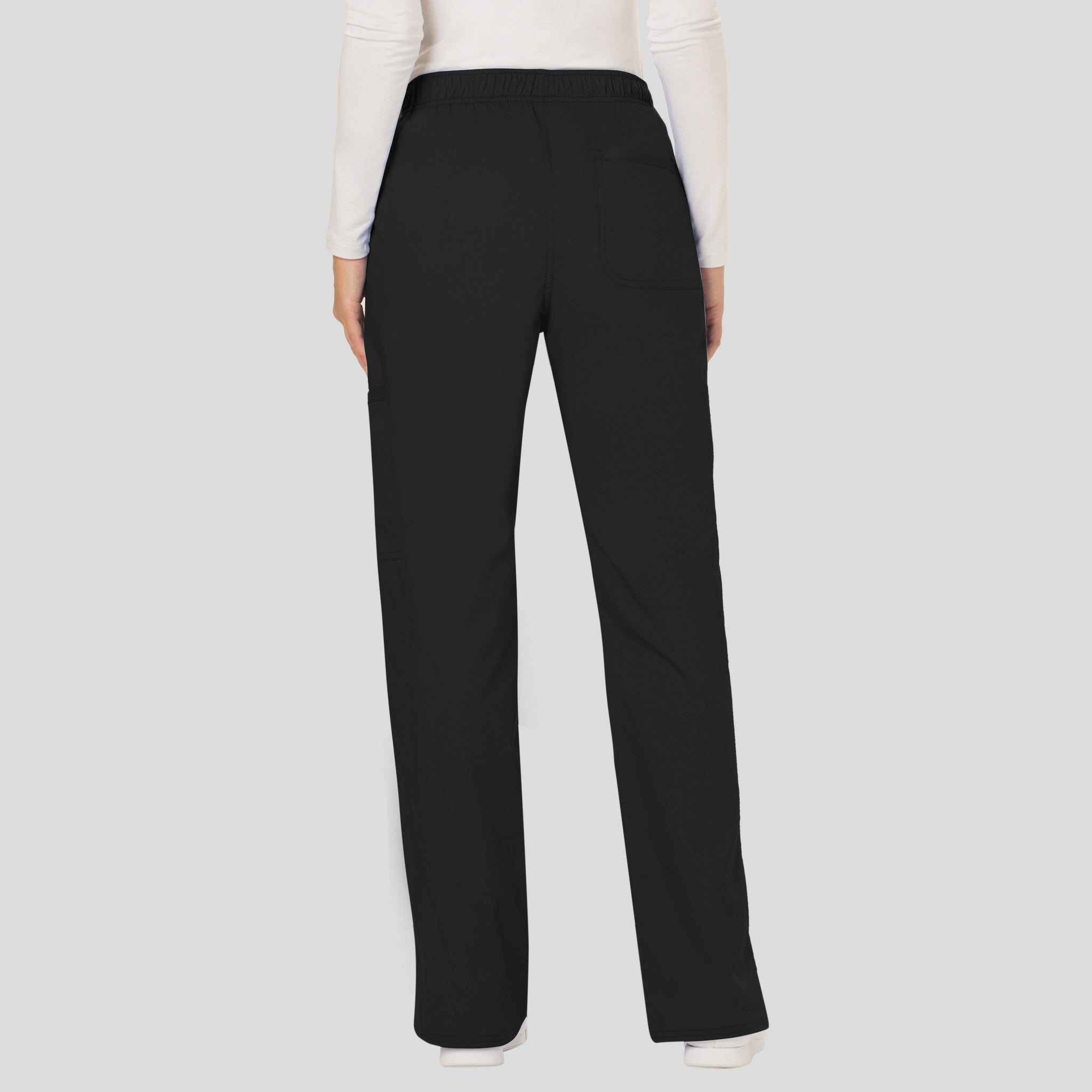 Women's Drawstring Flare Scrub Pant