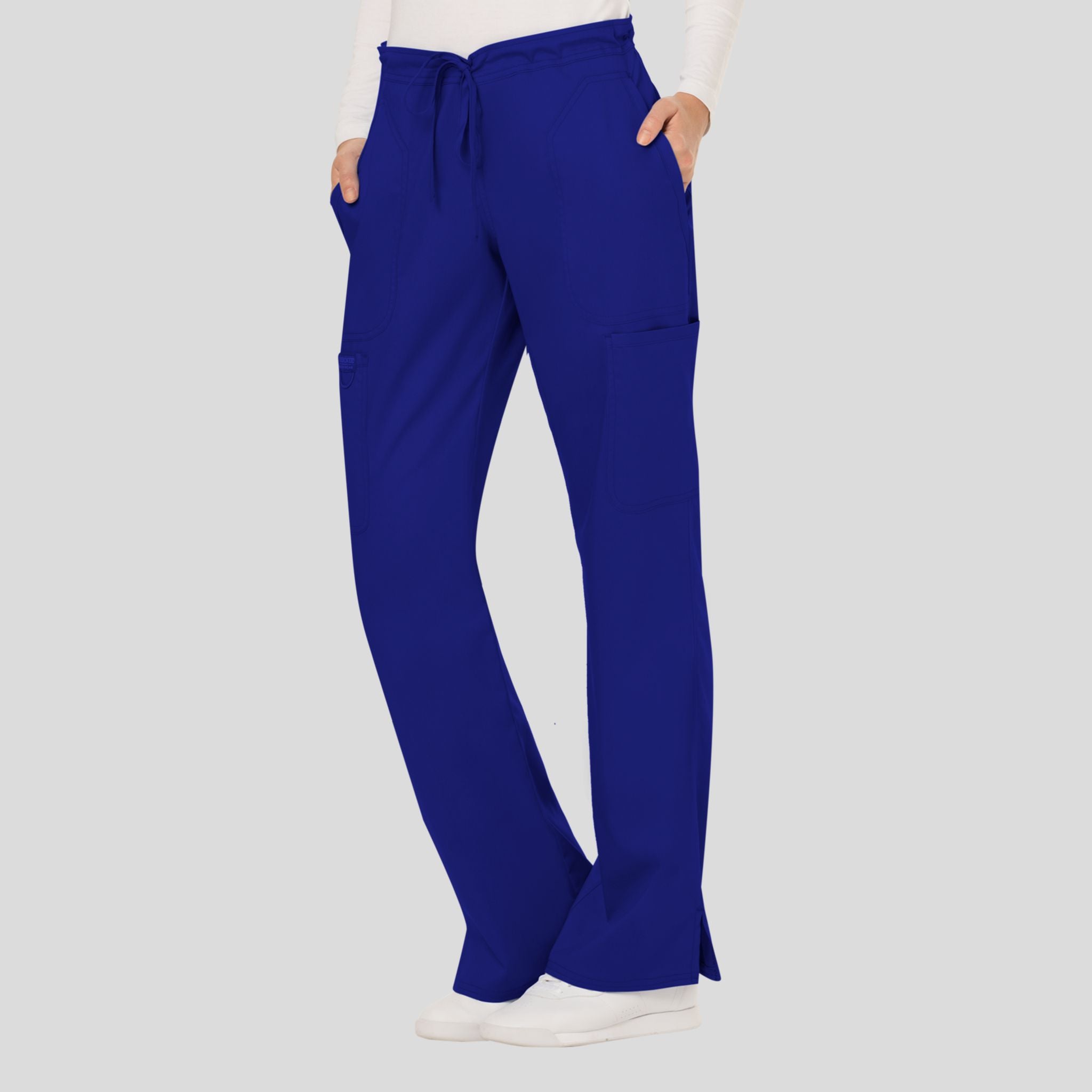Women's Drawstring Flare Scrub Pant