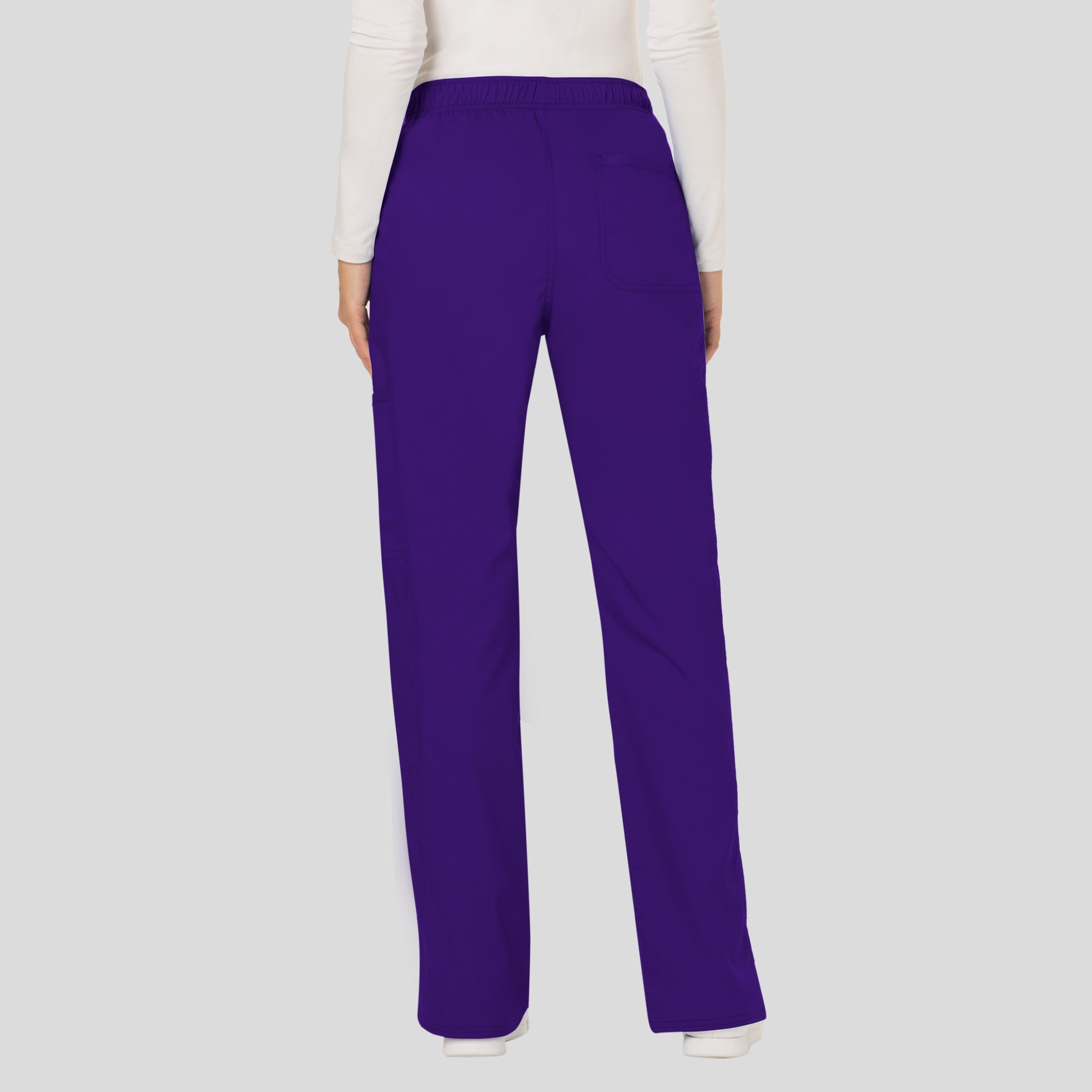 Women's Drawstring Flare Scrub Pant