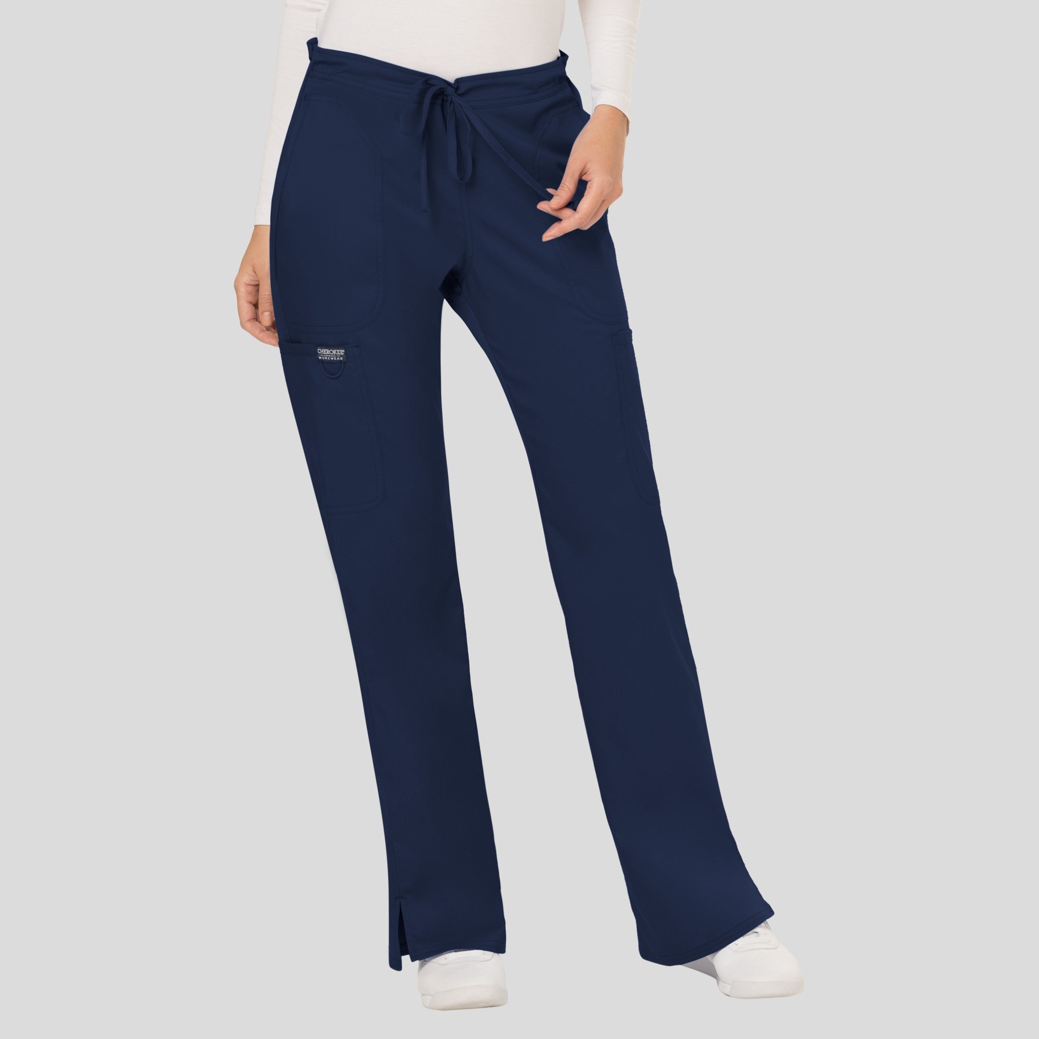 Women's Drawstring Flare Scrub Pant