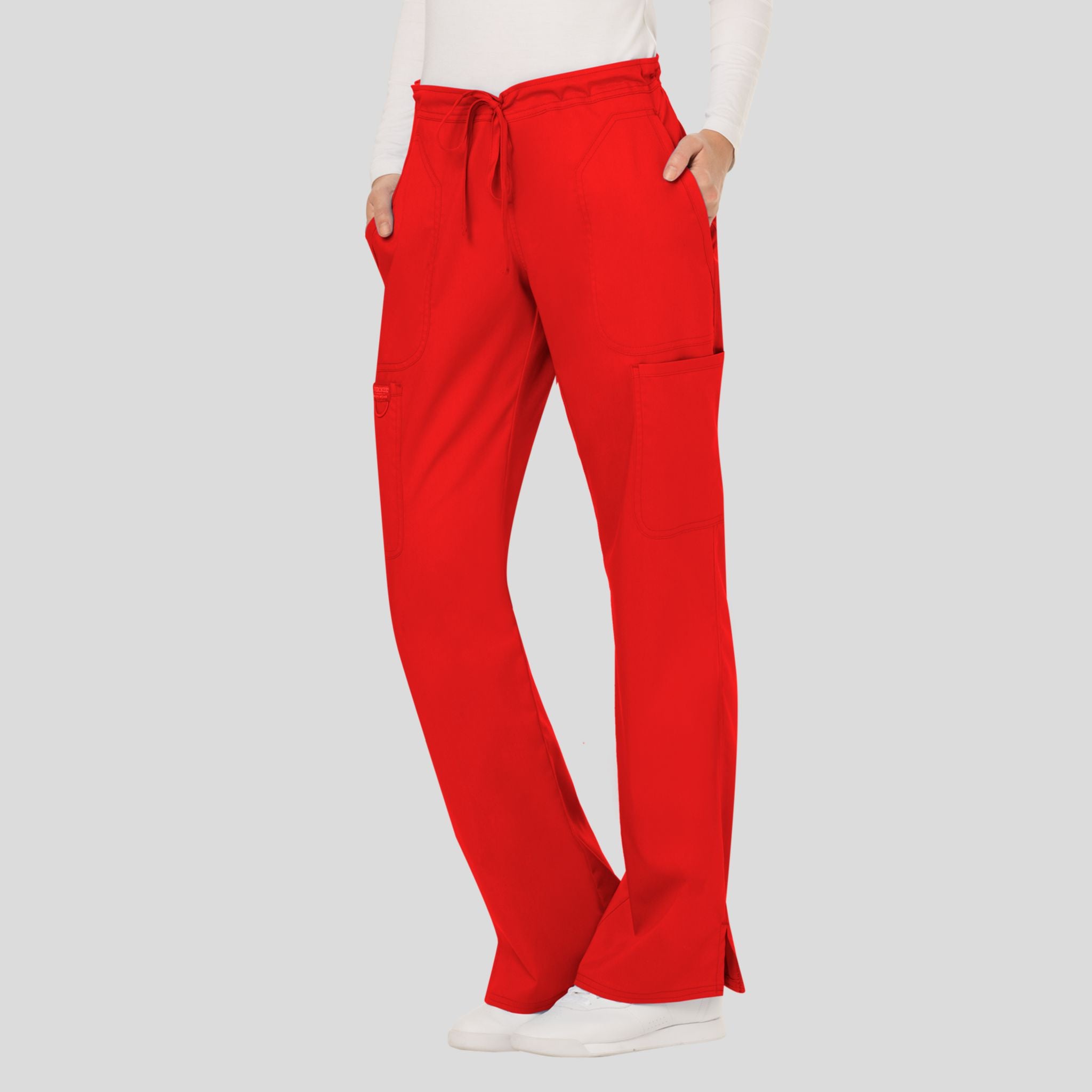 Women's Drawstring Flare Scrub Pant