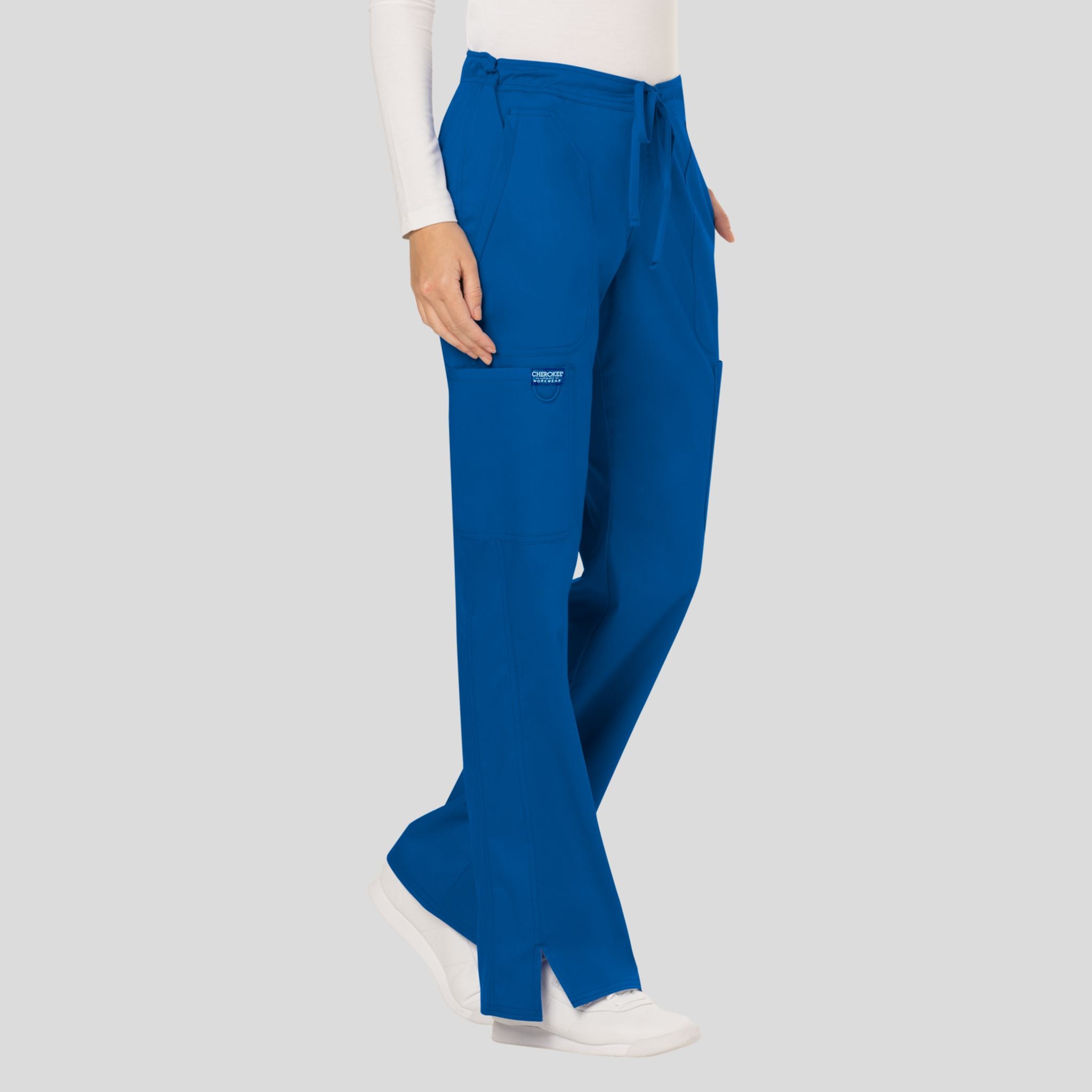 Women's Drawstring Flare Scrub Pant