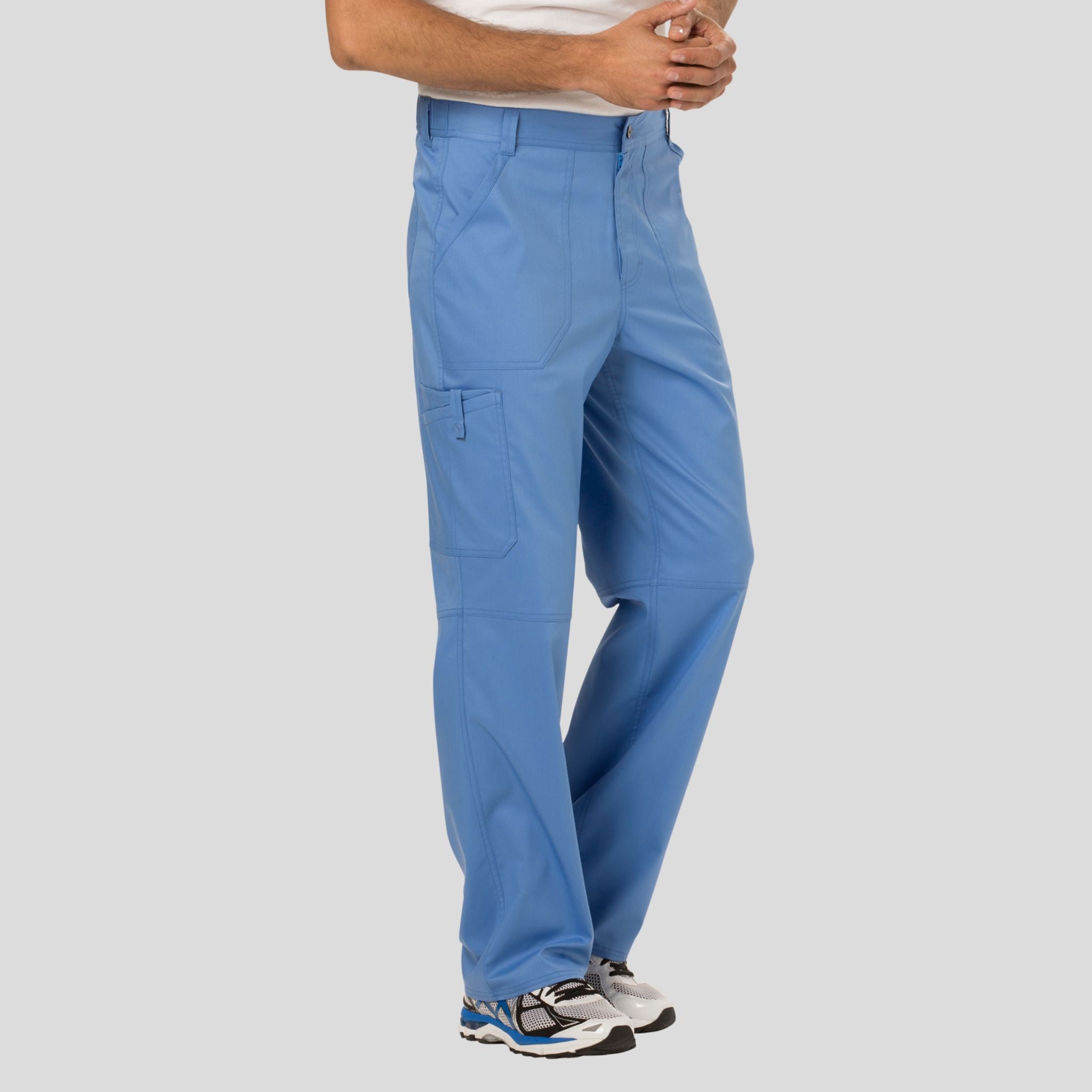 Men's Zip Fly Cargo Scrub Pant