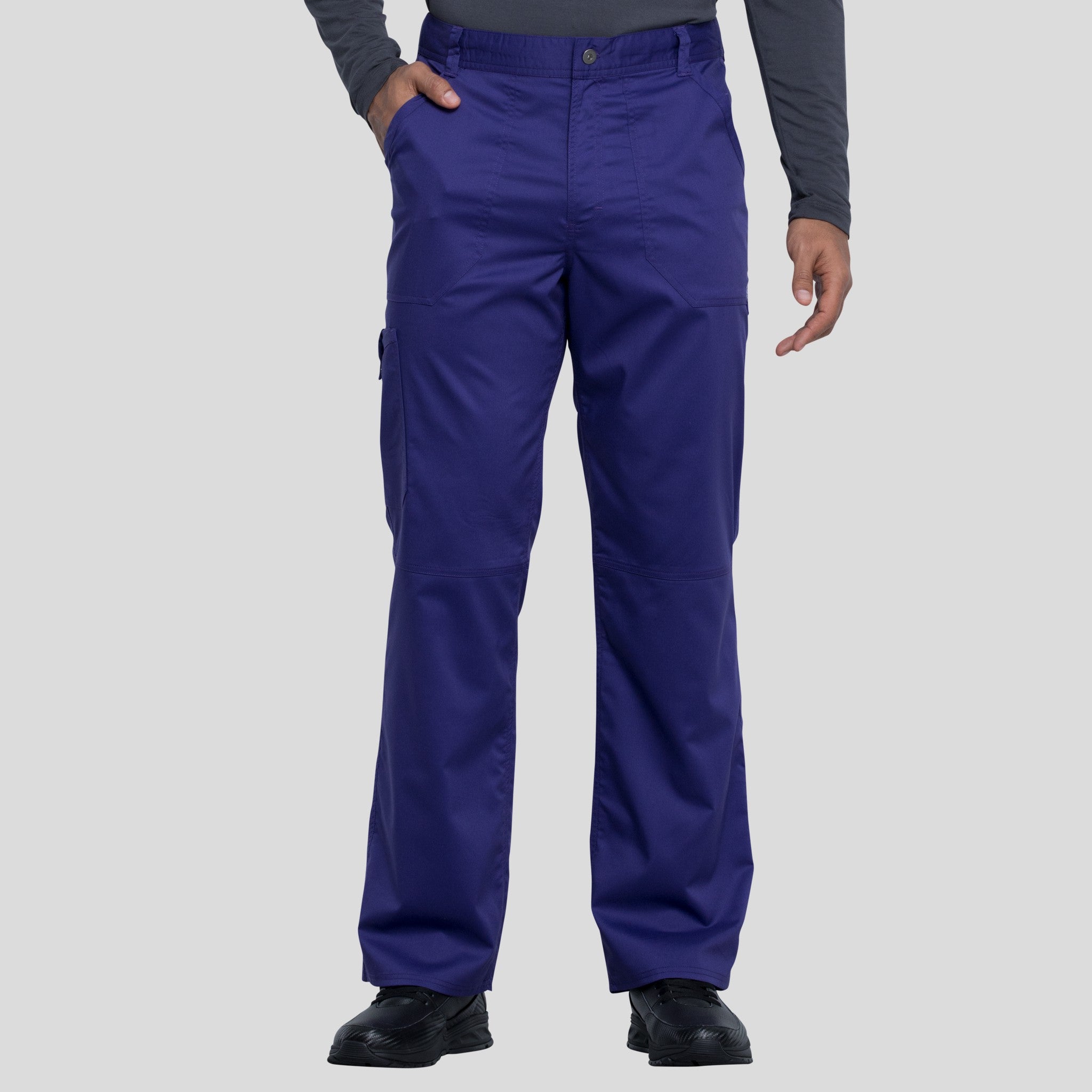 Men's Zip Fly Cargo Scrub Pant