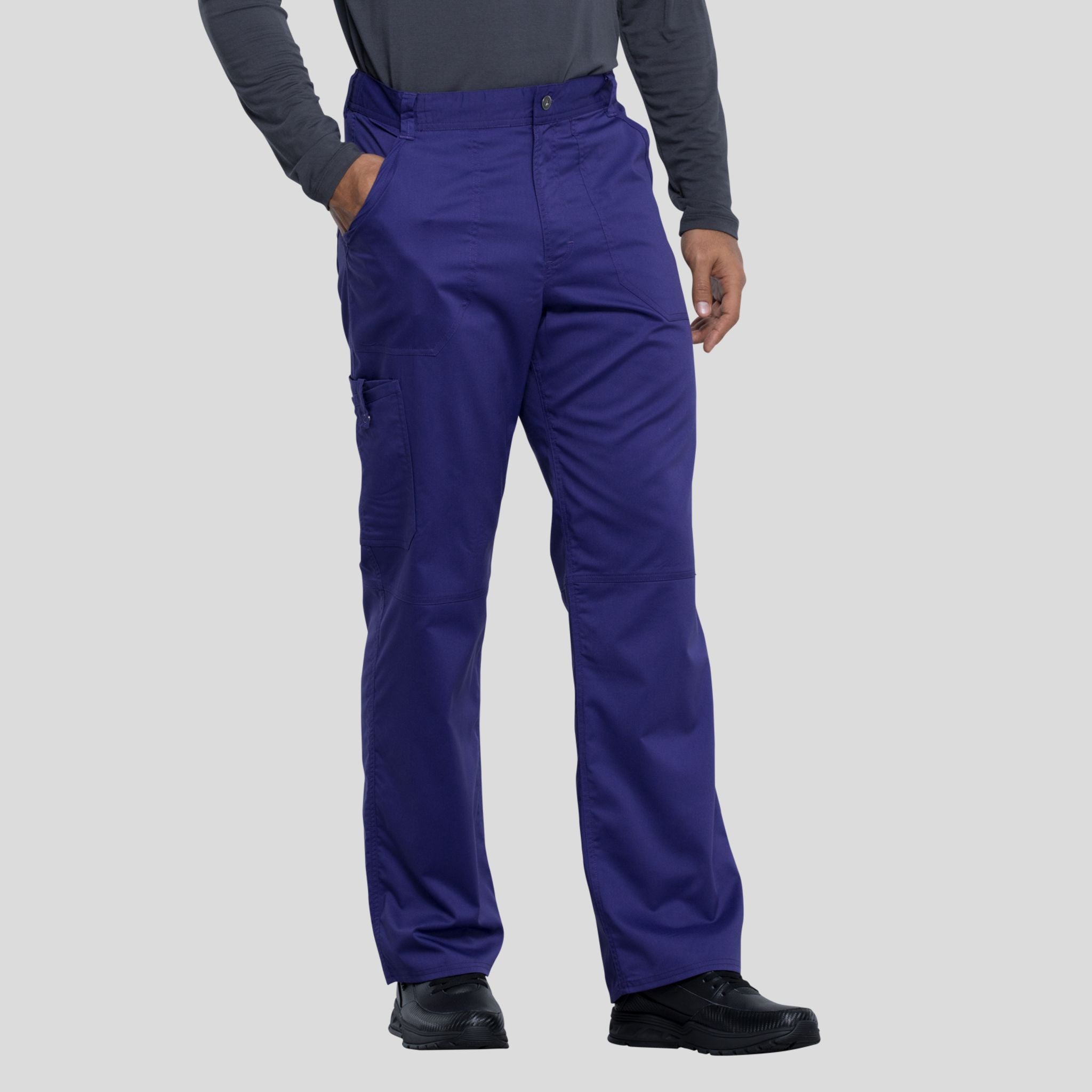 Men's Zip Fly Cargo Scrub Pant