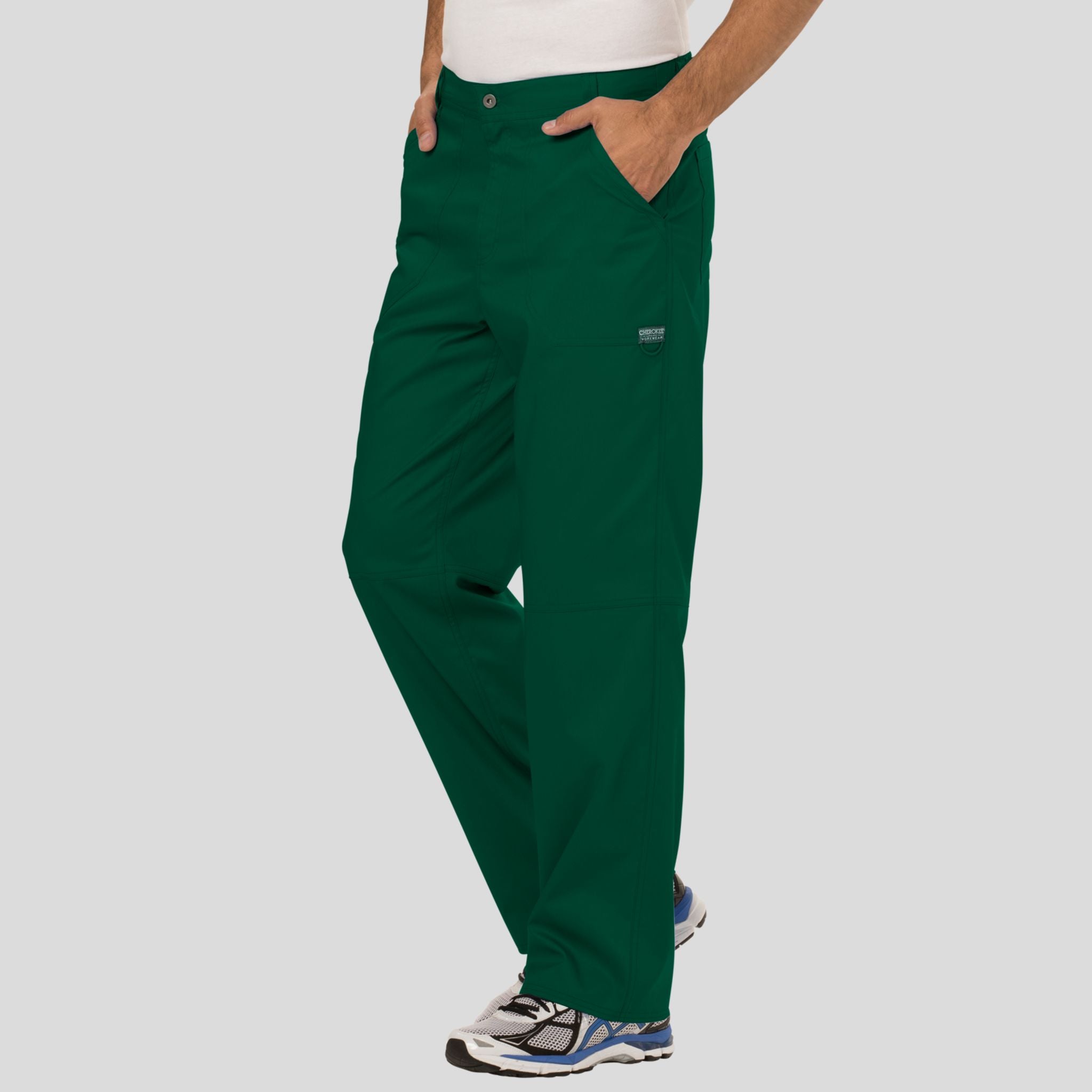 Men's Zip Fly Cargo Scrub Pant