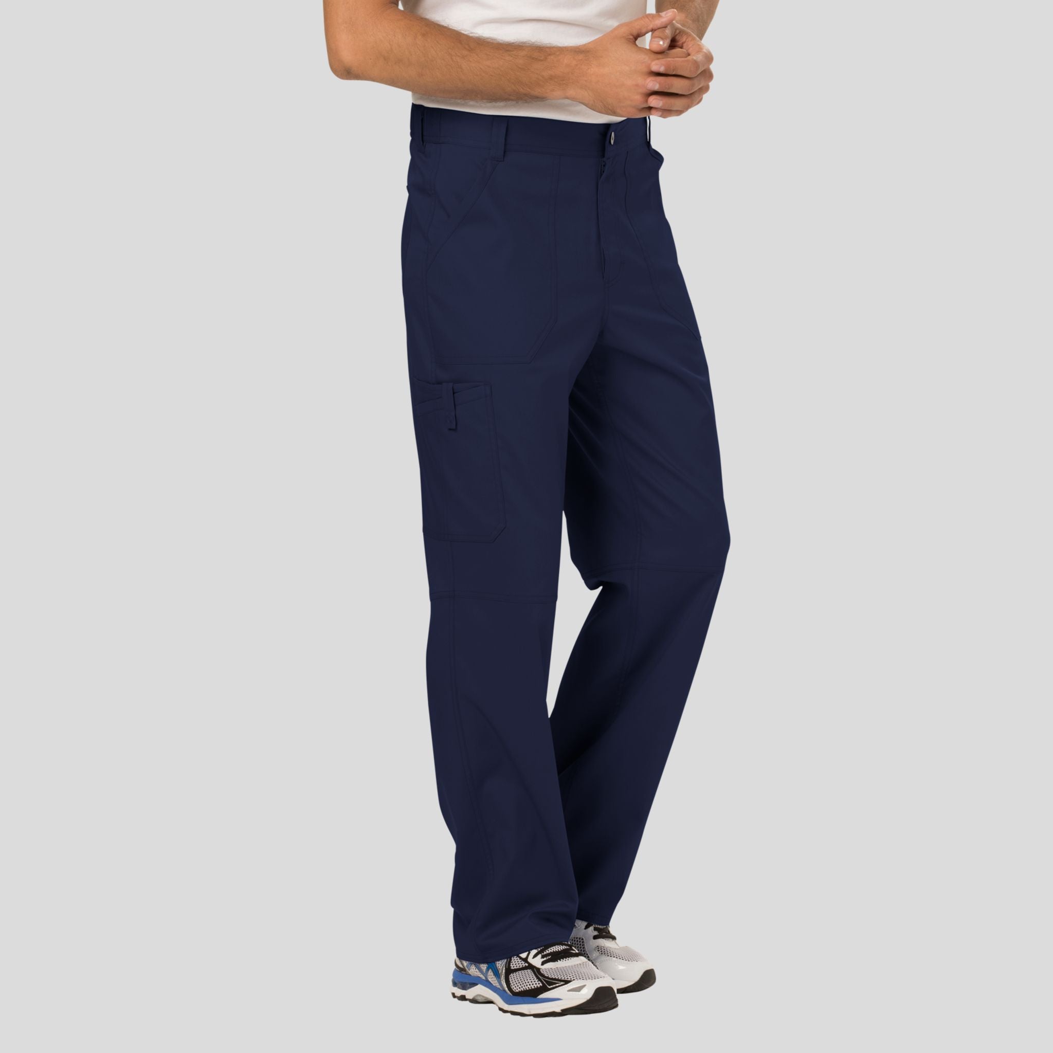 Men's Zip Fly Cargo Scrub Pant