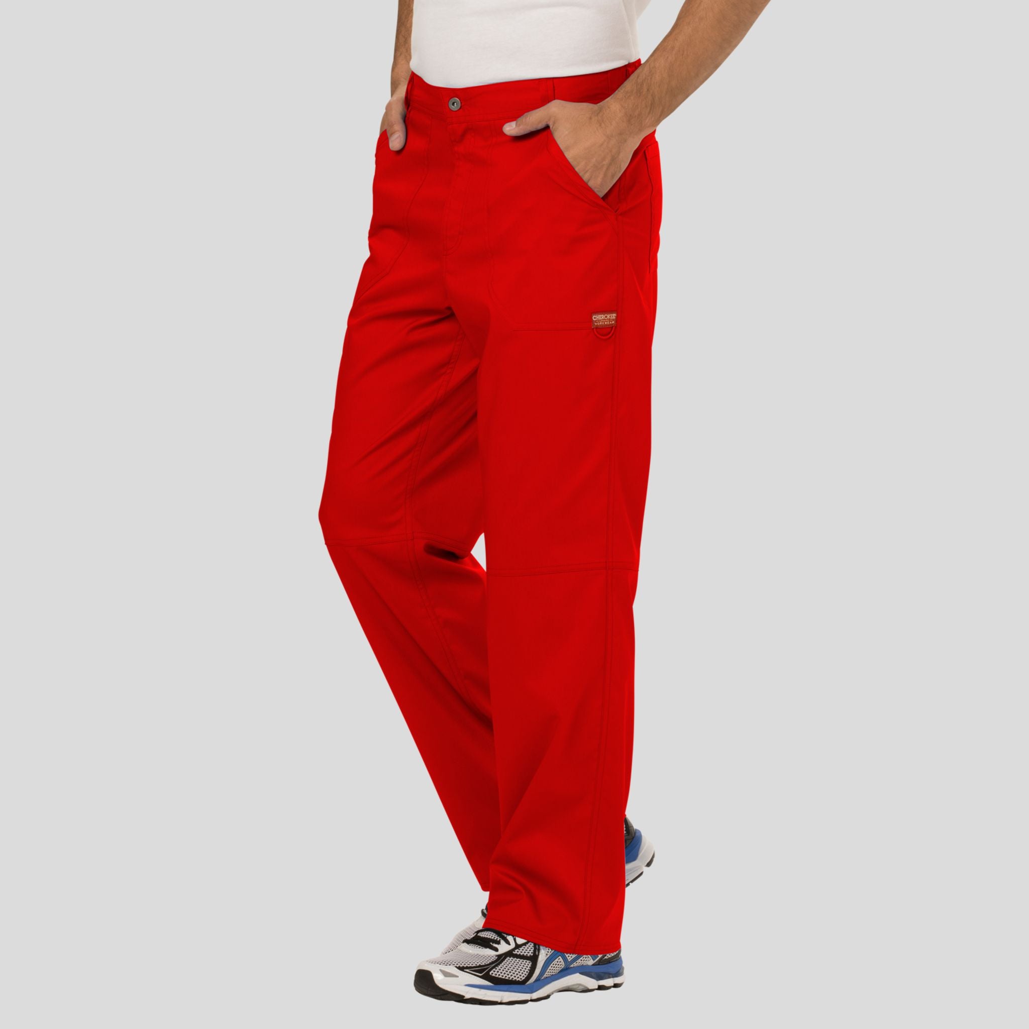 Men's Zip Fly Cargo Scrub Pant