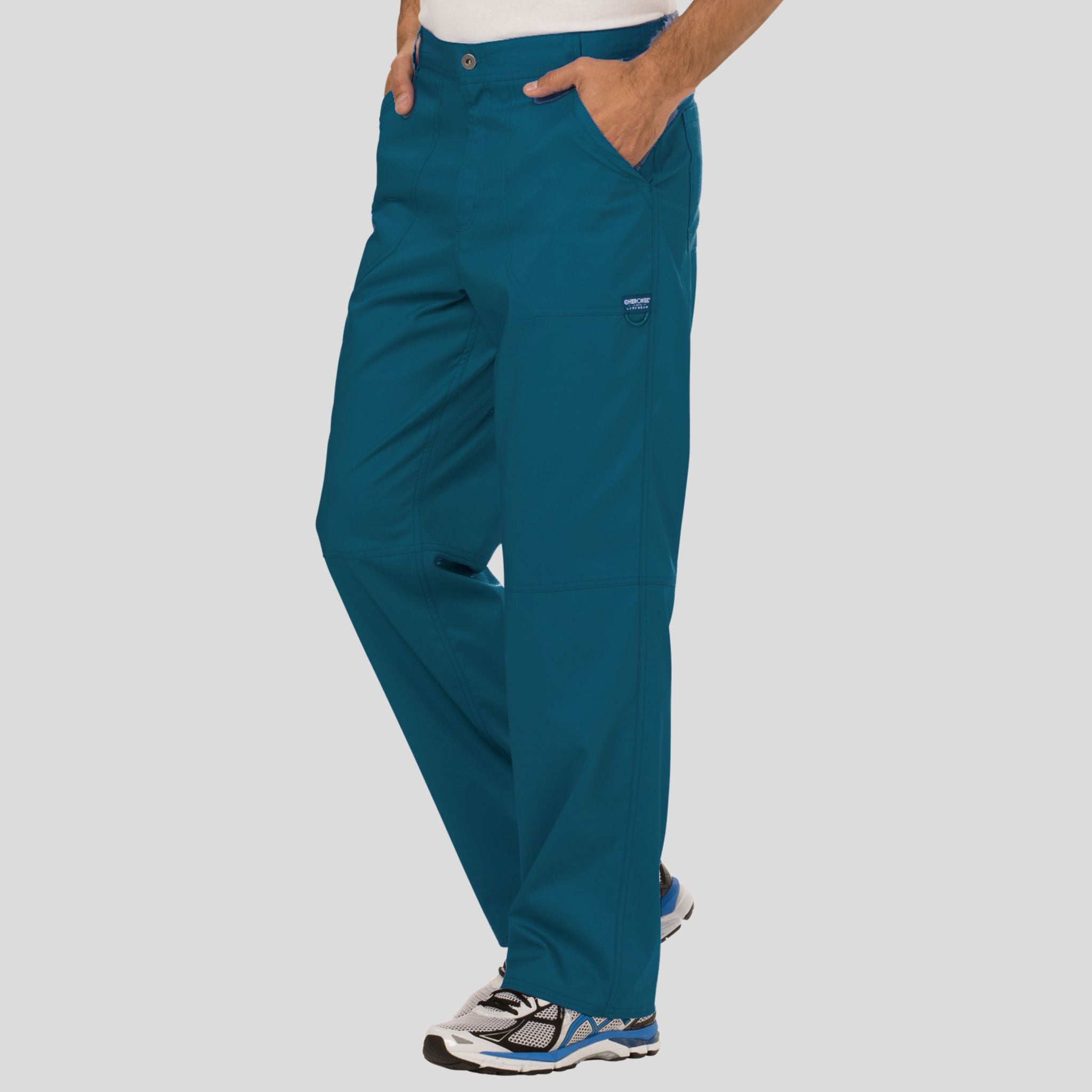 Men's Zip Fly Cargo Scrub Pant