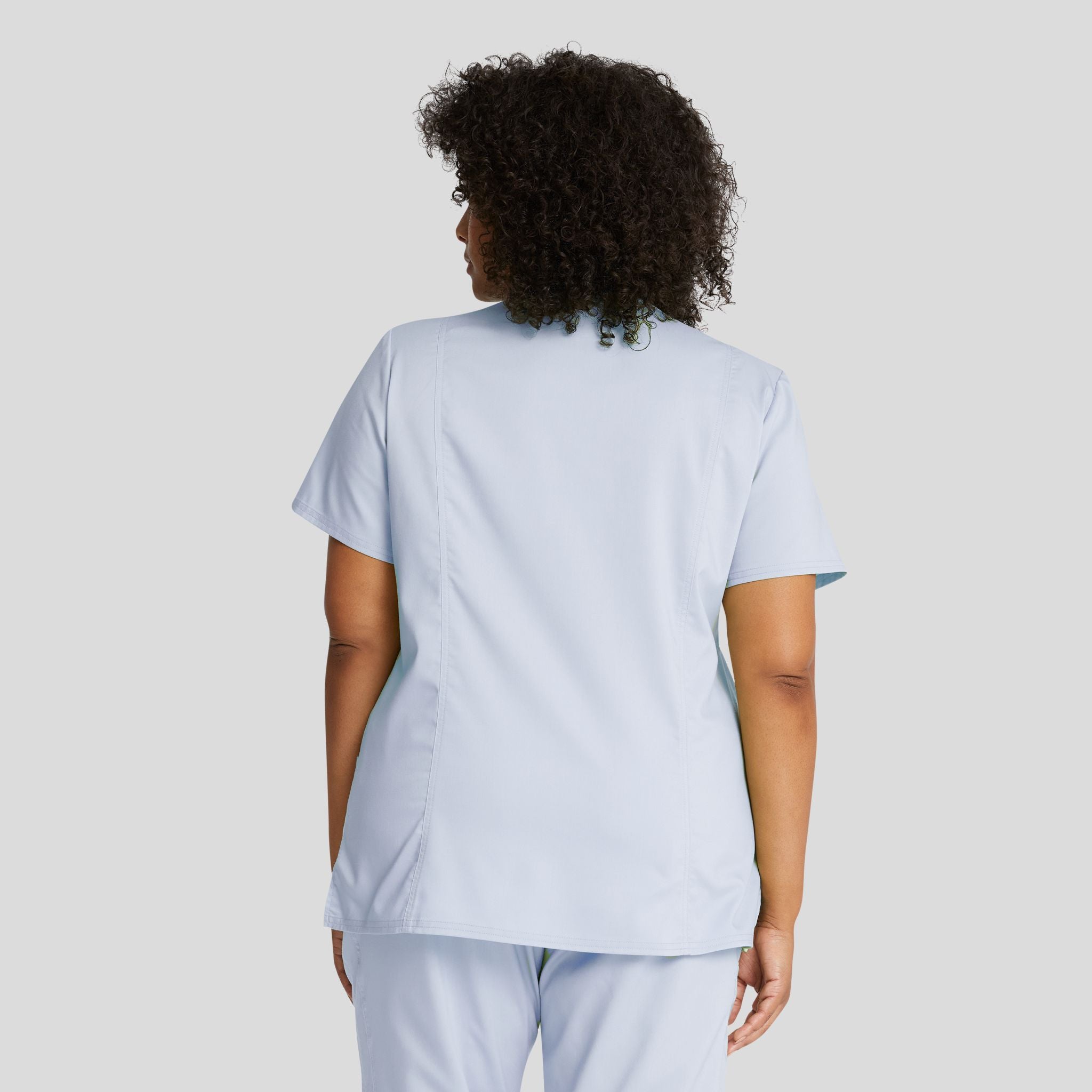 Women's V-Neck Solid Scrub Top