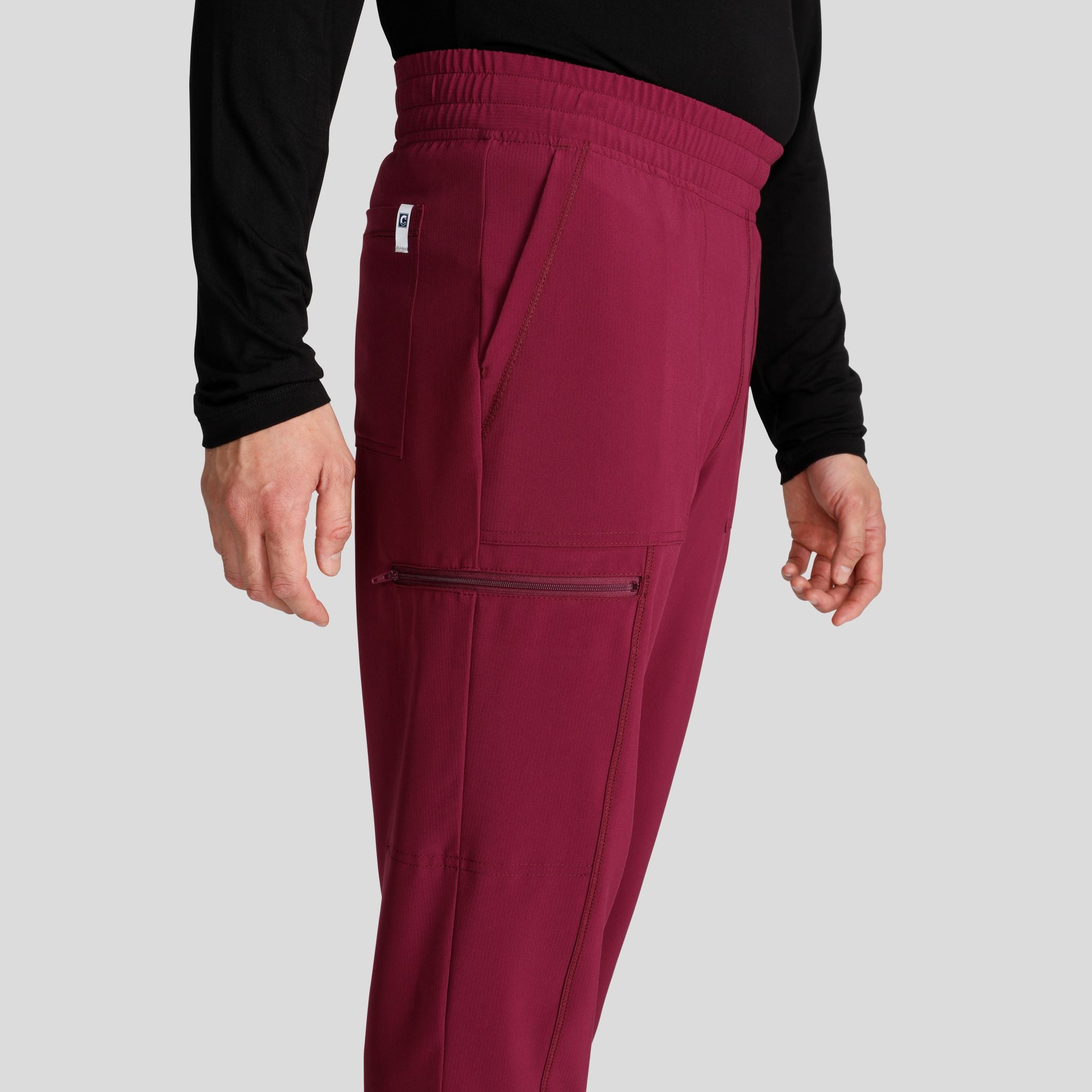 Men's Mid Rise Jogger Scrub Pant