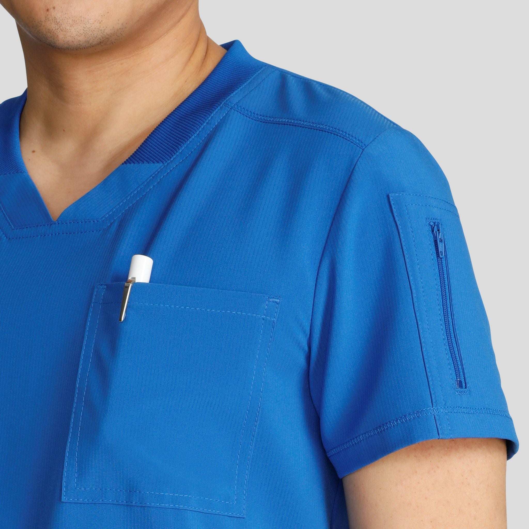 Men's V-Neck Scrub Top