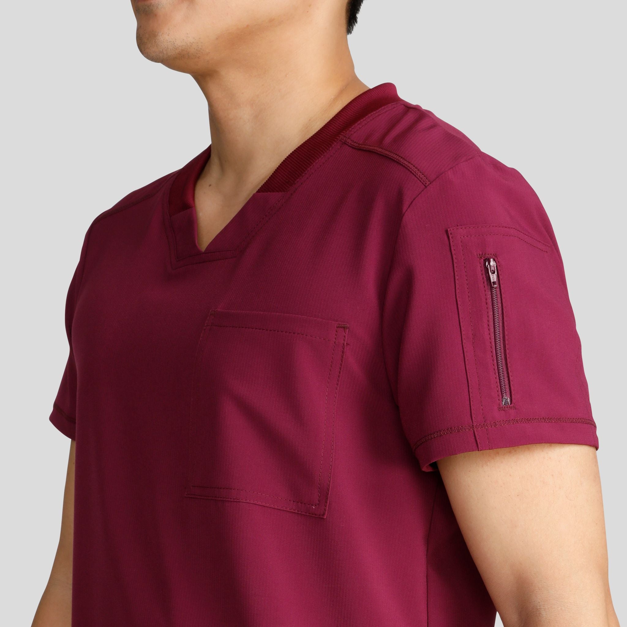 Men's V-Neck Scrub Top