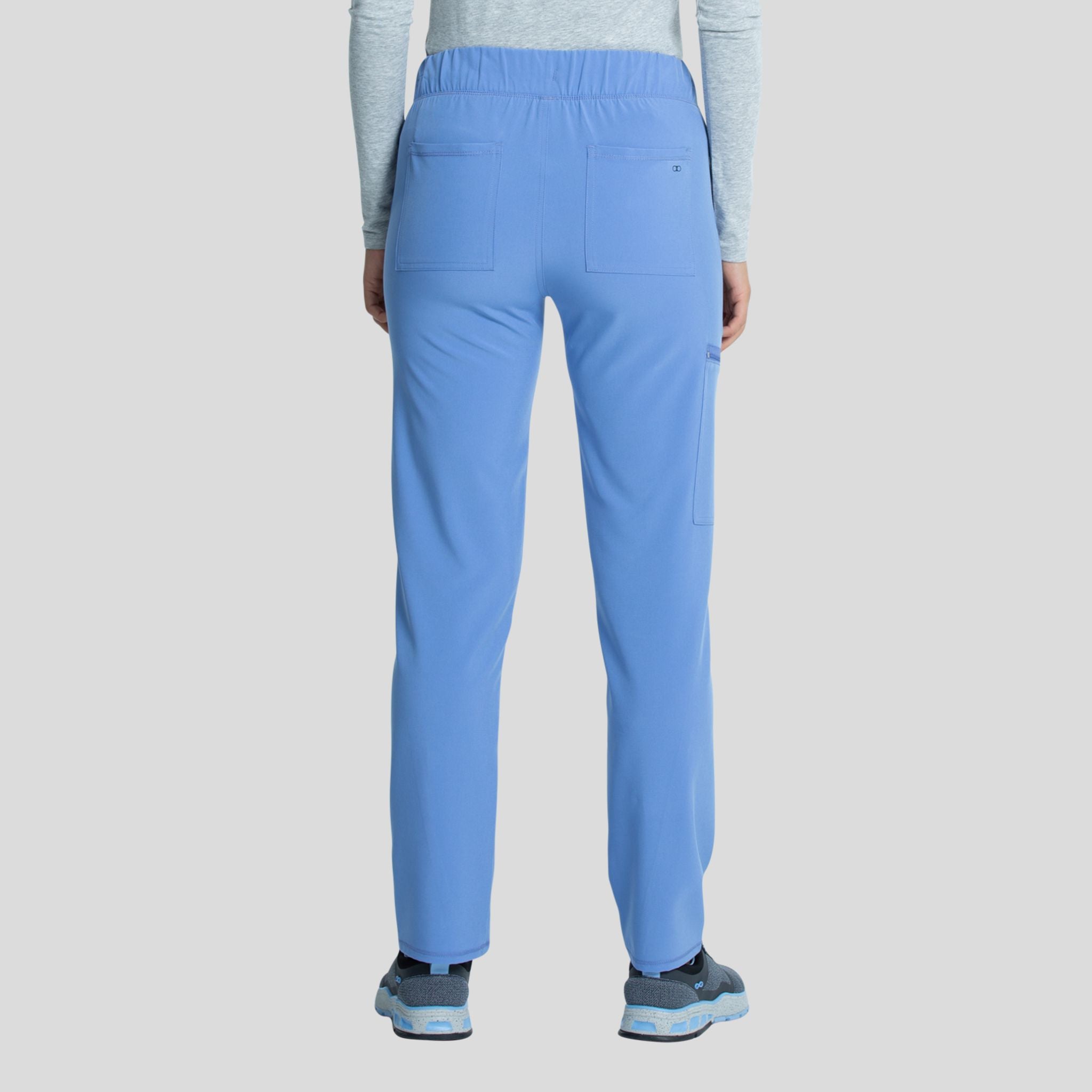 Mid Rise Tapered Leg Drawstring Pant