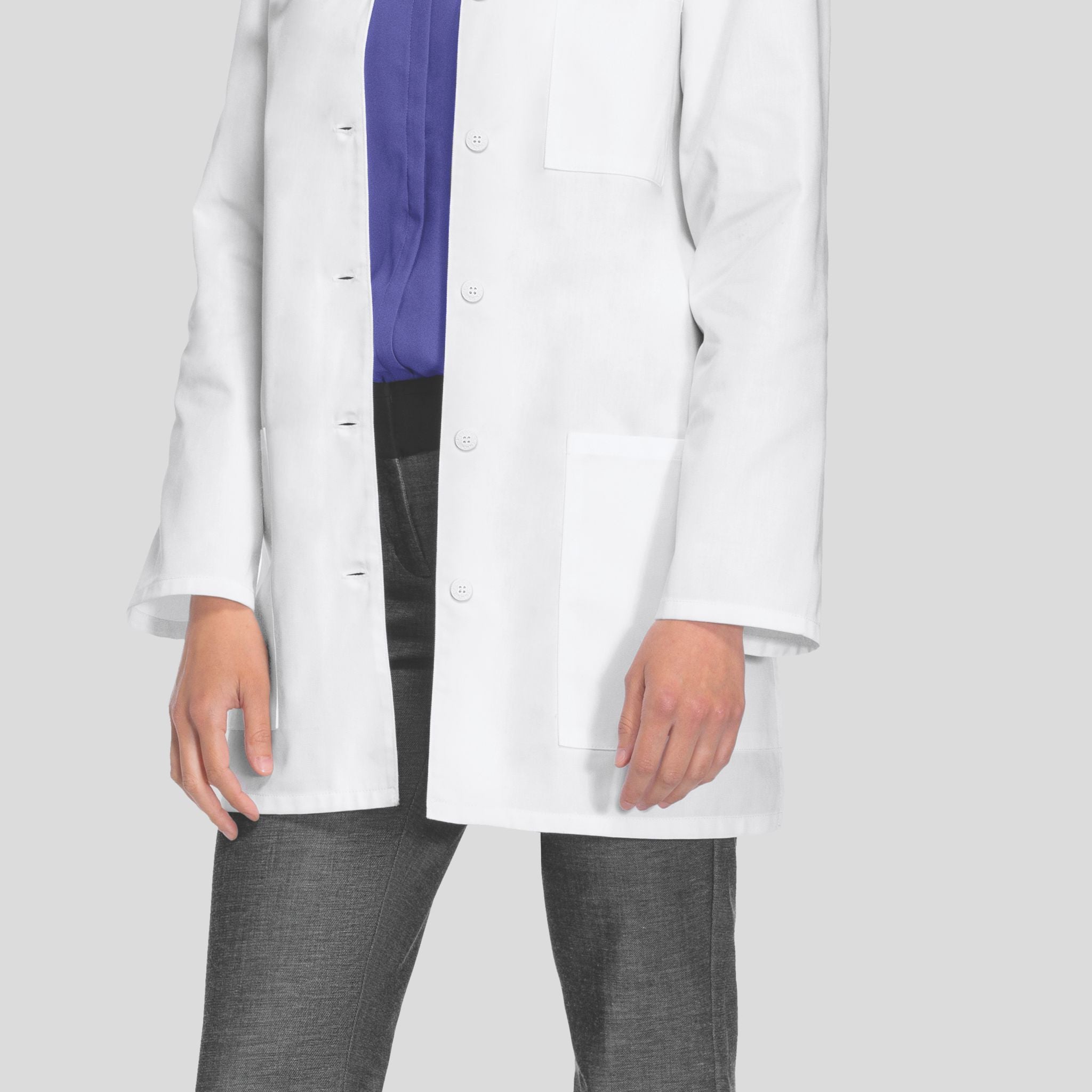 Women's Notched Lapel 32" Lab Coat
