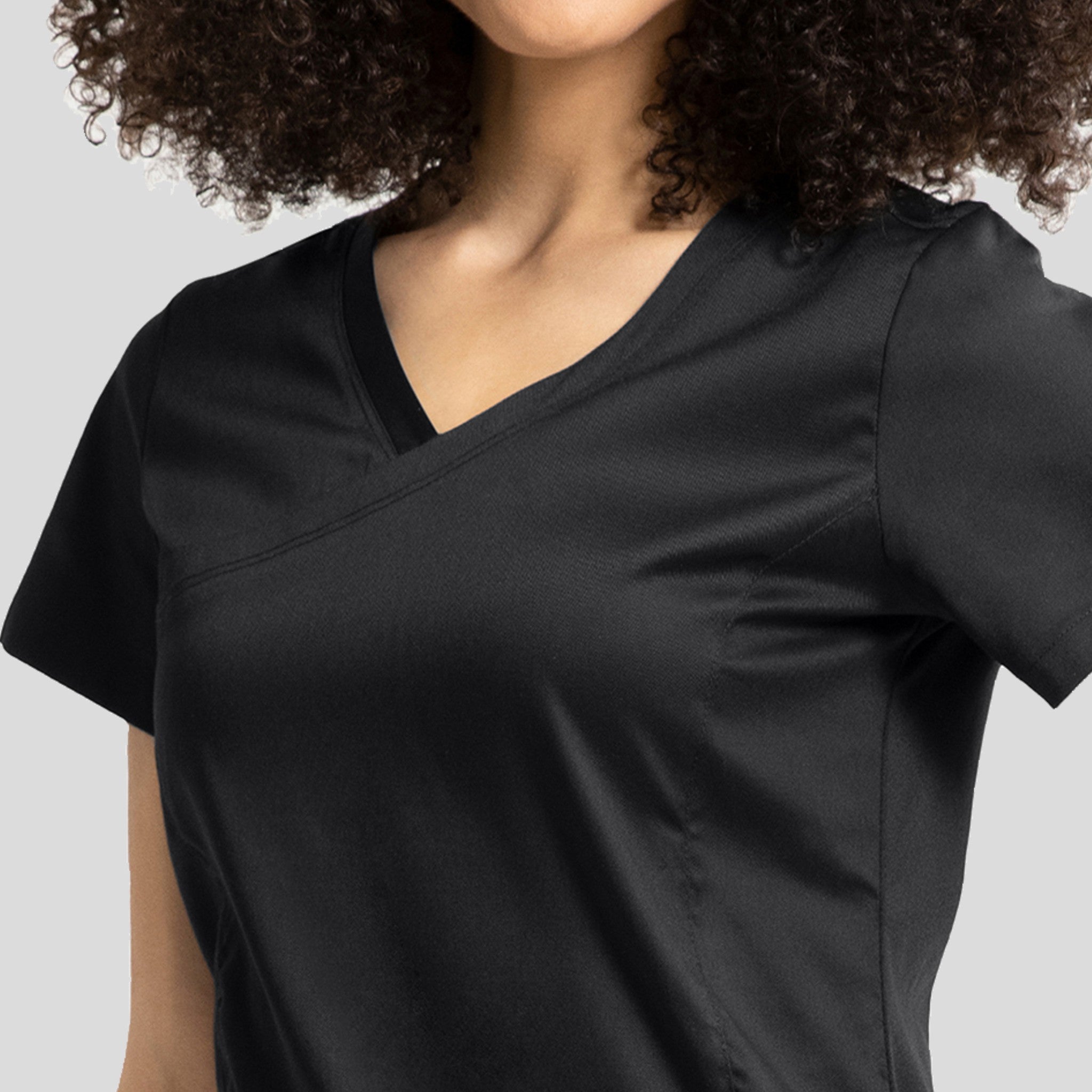 Women’s Mock Wrap Knit Side Top