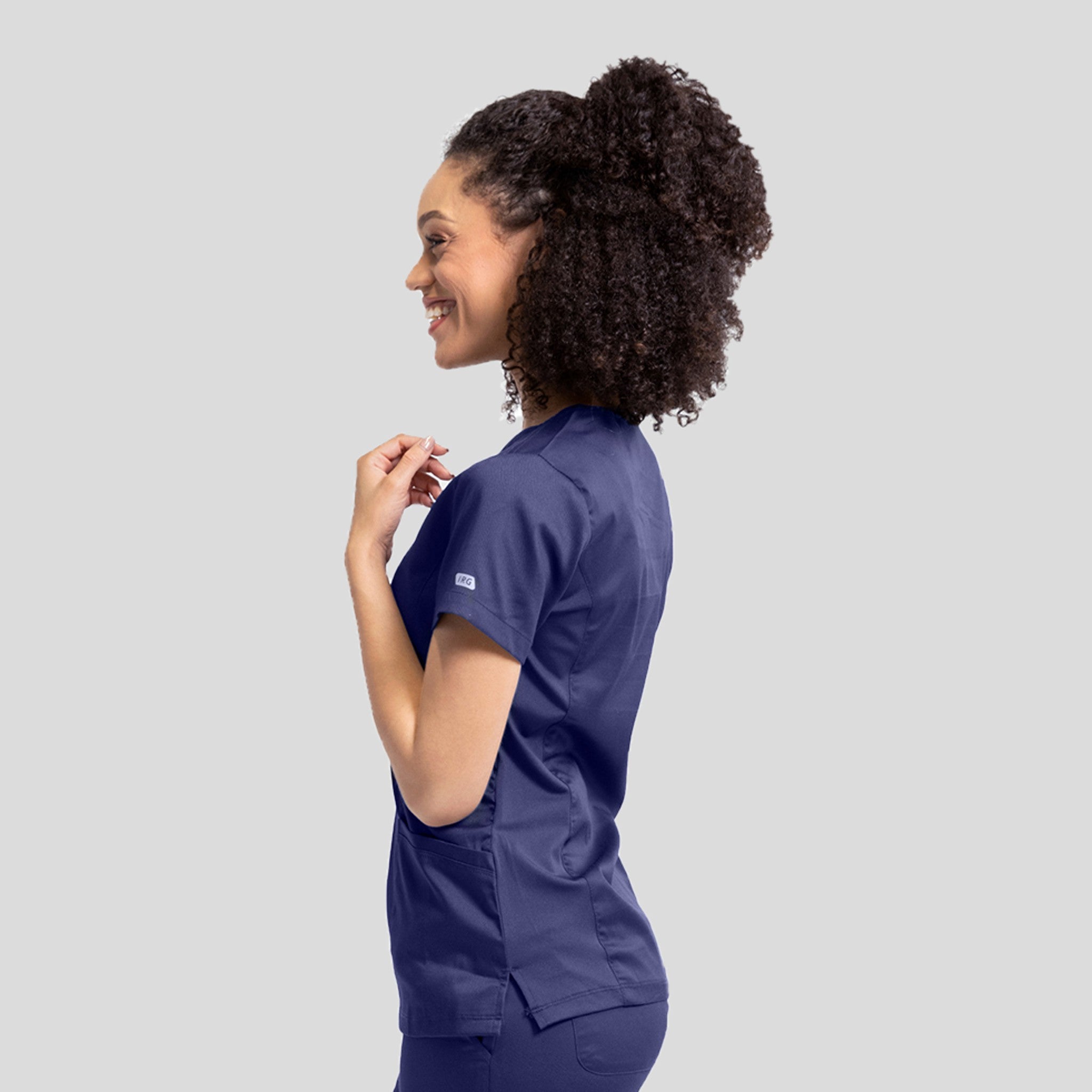 Women’s Mock Wrap Knit Side Top